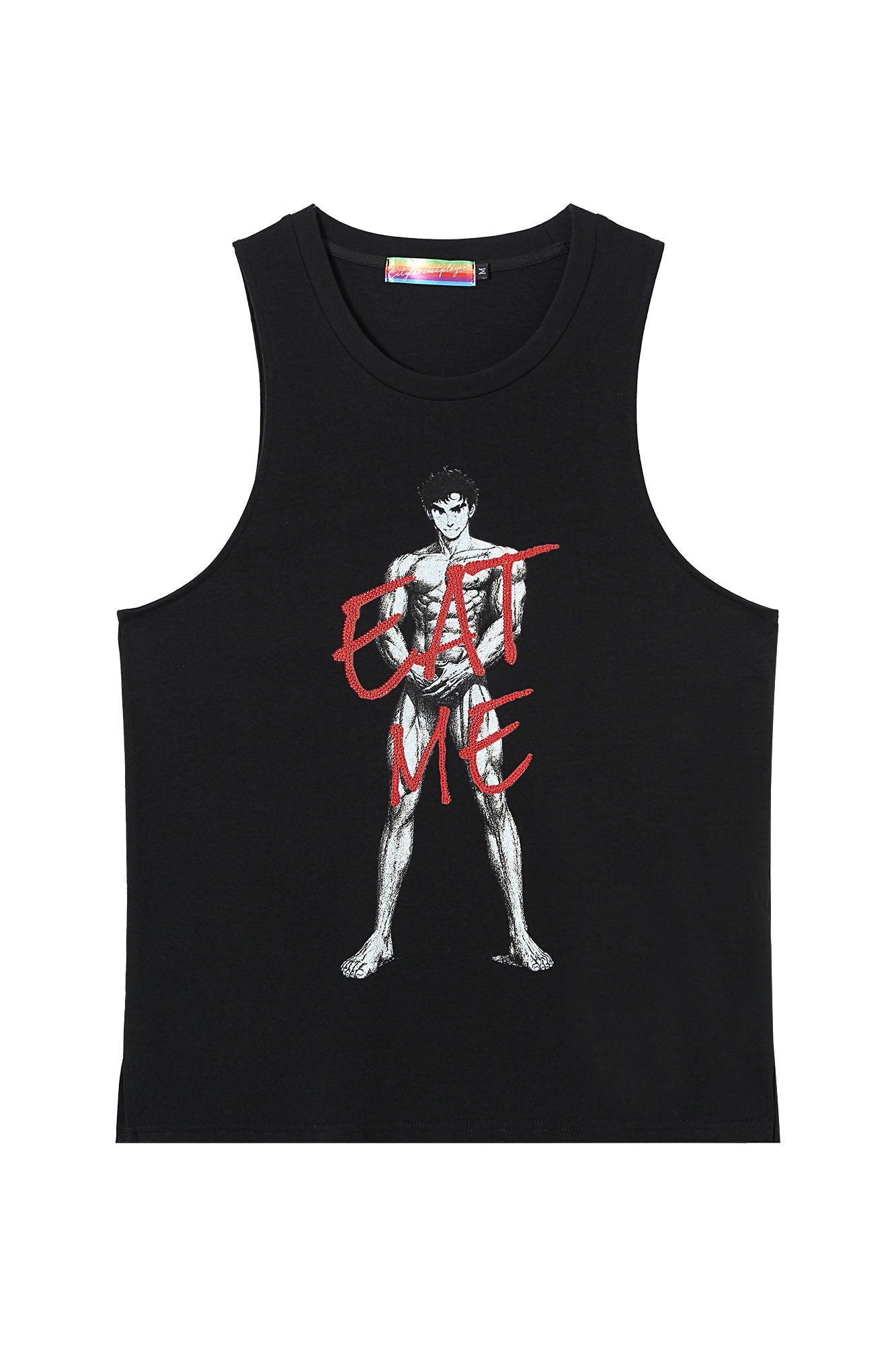 CLP Diamond Eat Me Graphic Tank Top-Tank Top-S-Free Shipping Leatheretro