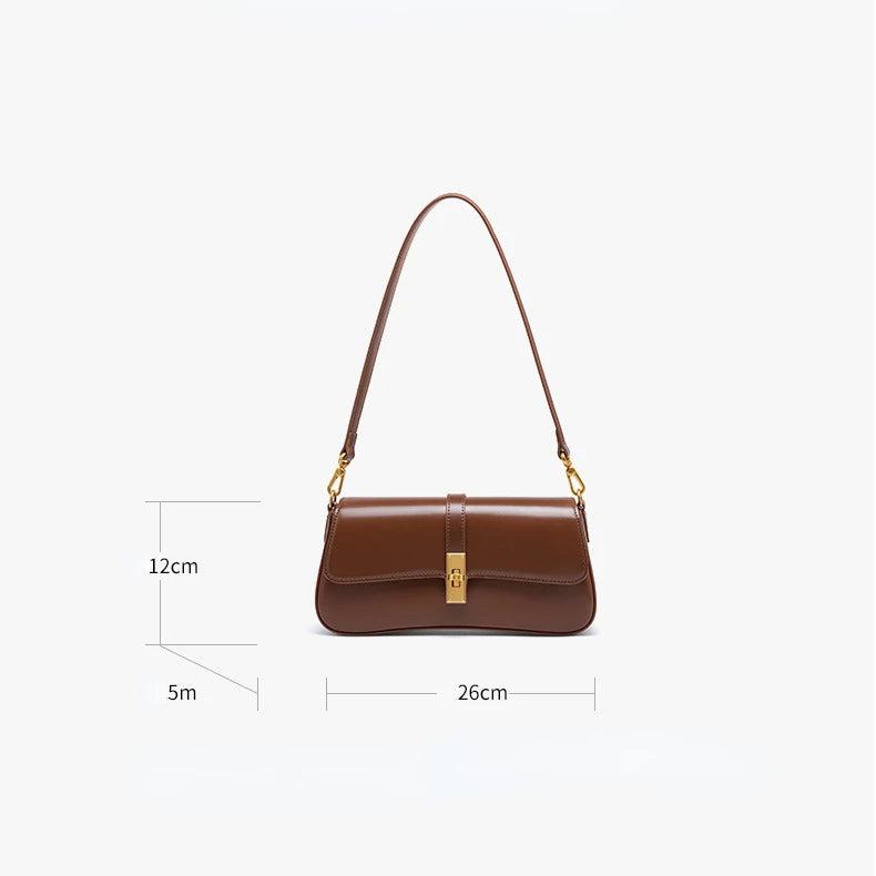 Casual Mini Purse for Everyday Use Fashion Handbag-Handbags-Coffee-Free Shipping Leatheretro
