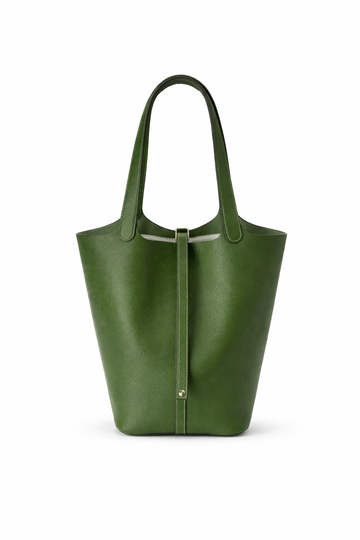 Women's Genuine Leather Luxury Shoulder Bag - Lightweight Large Capacity Bags-Shoulder Bag-Green-Free Shipping Leatheretro