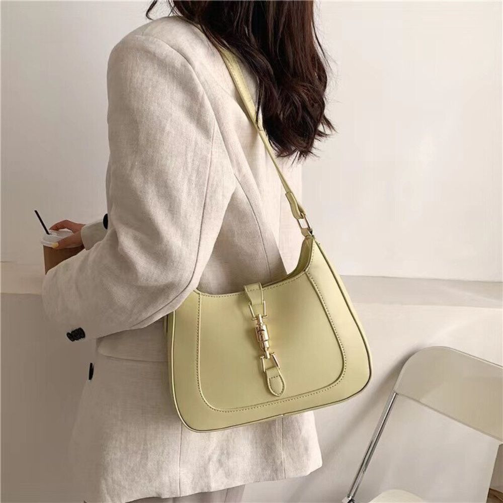 Classic Clutch Shoulder Tote HandBag-Handbags-Brown-Free Shipping Leatheretro