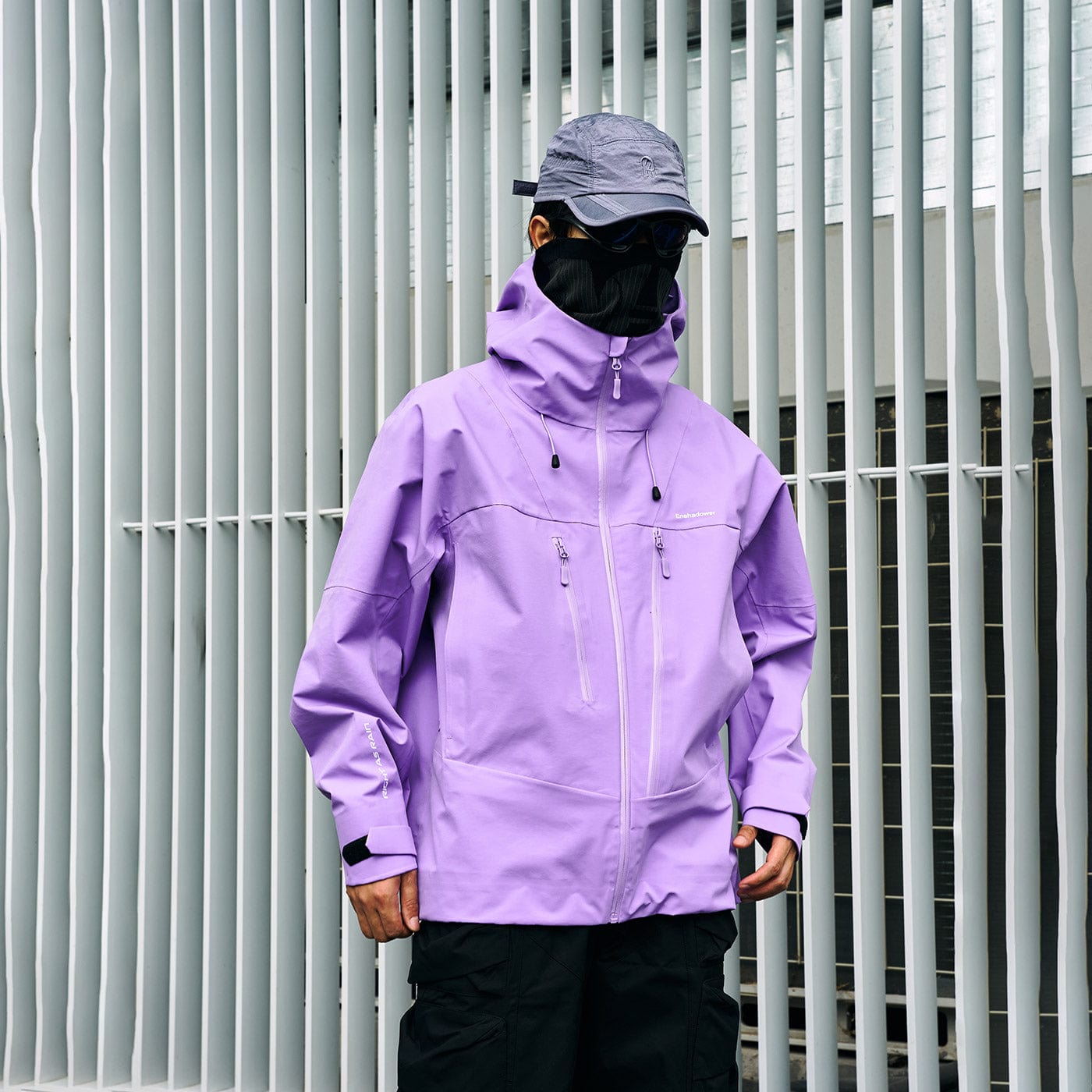 ENSHADOWER Asymmetric Water-Proof Windbreaker-Jacket-S-Green-Free Shipping Leatheretro