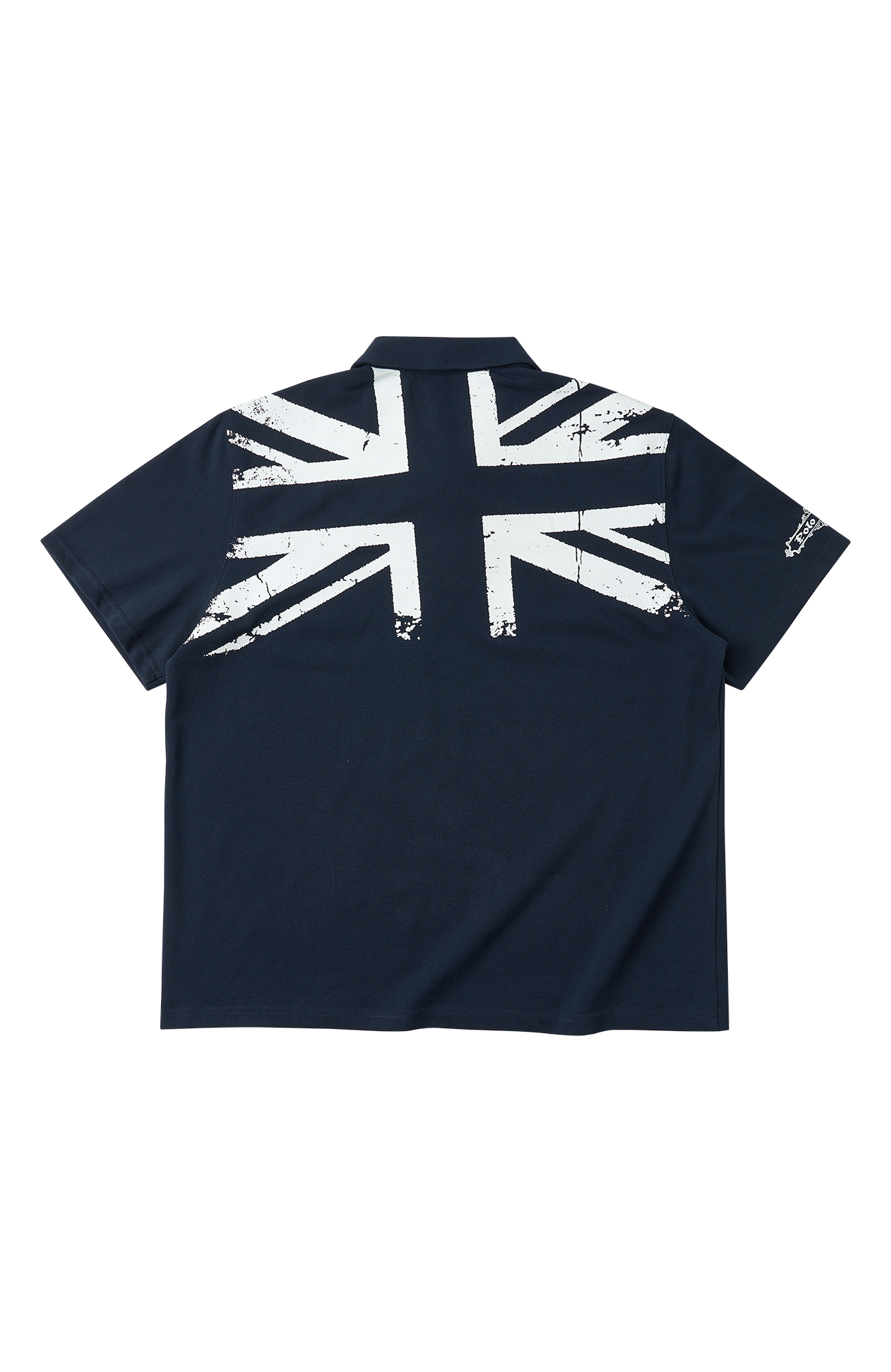 SAVAGEGROWTHWORLD Retro Crest Graphic Polo Tee-T Shirt-S-Free Shipping Leatheretro