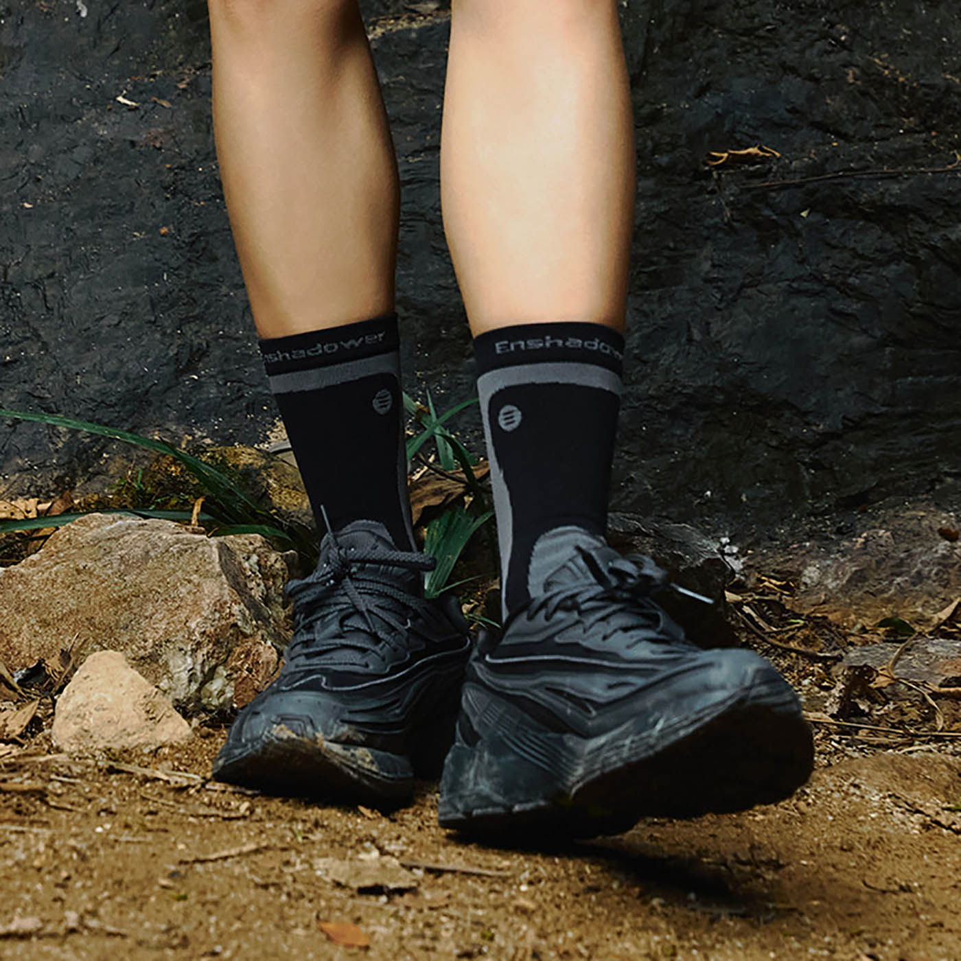 ENSHADOWER Modern Socks-Socks-One Size-Black-Free Shipping Leatheretro