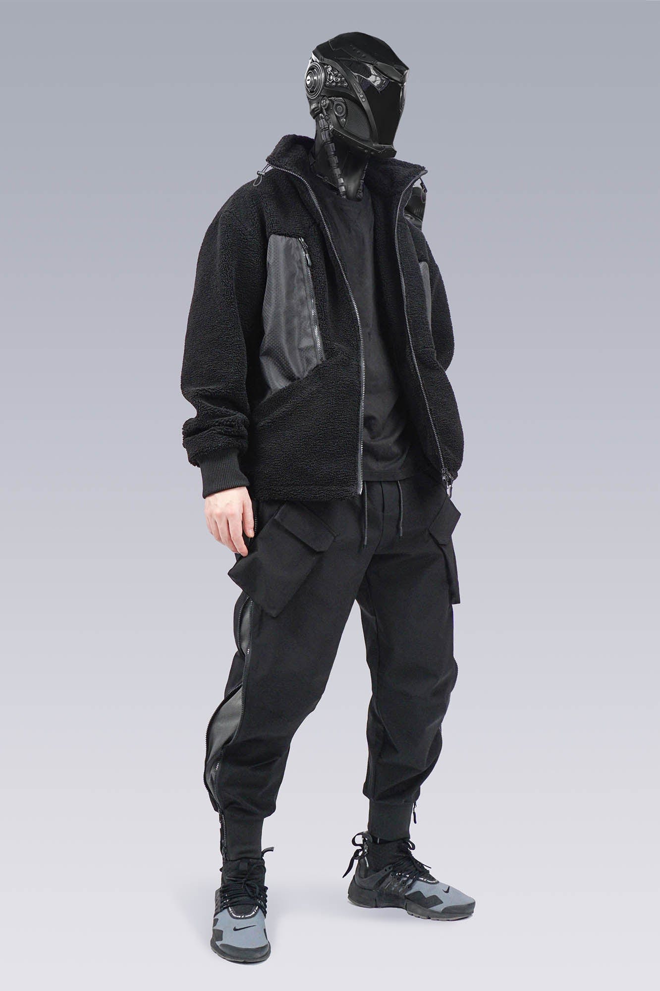 SILENSTORM Sherpa Paneled Utility Jacket-Jacket-S-Free Shipping Leatheretro