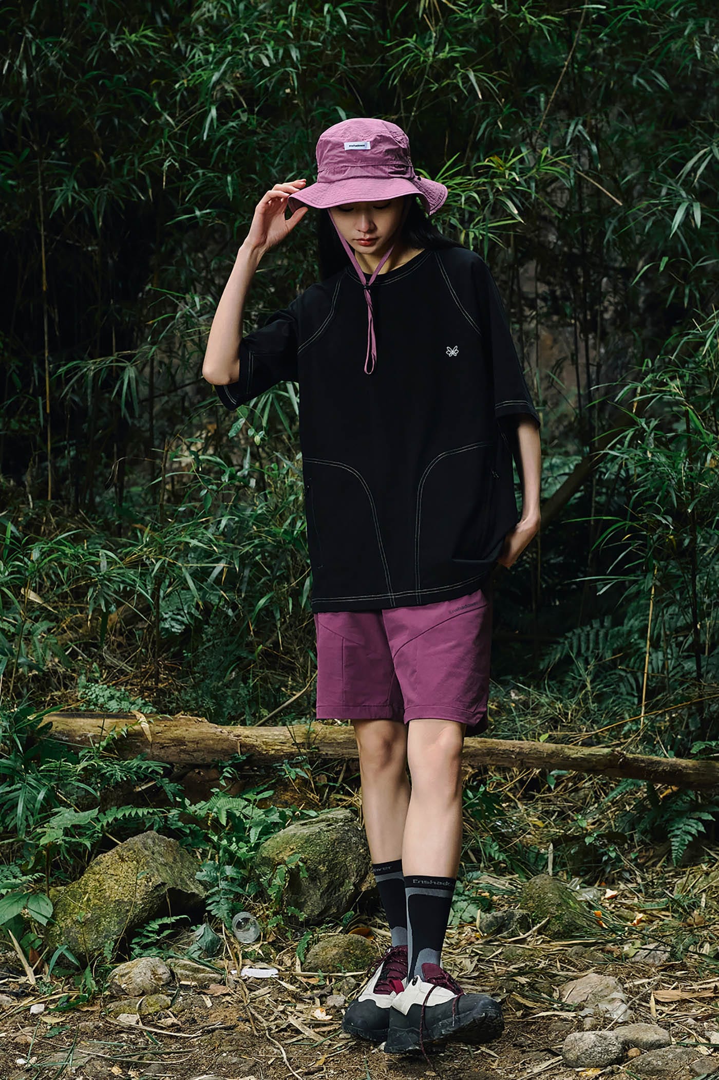 ENSHADOWER Spliced Quick-Dry Shorts-Shorts-S-Purple-Free Shipping Leatheretro