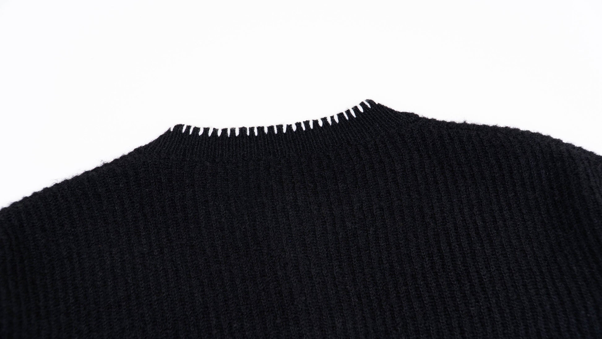 IN EXISTENCE Essential Ribbed Henley Sweater-Sweater-XS-Green-Free Shipping Leatheretro