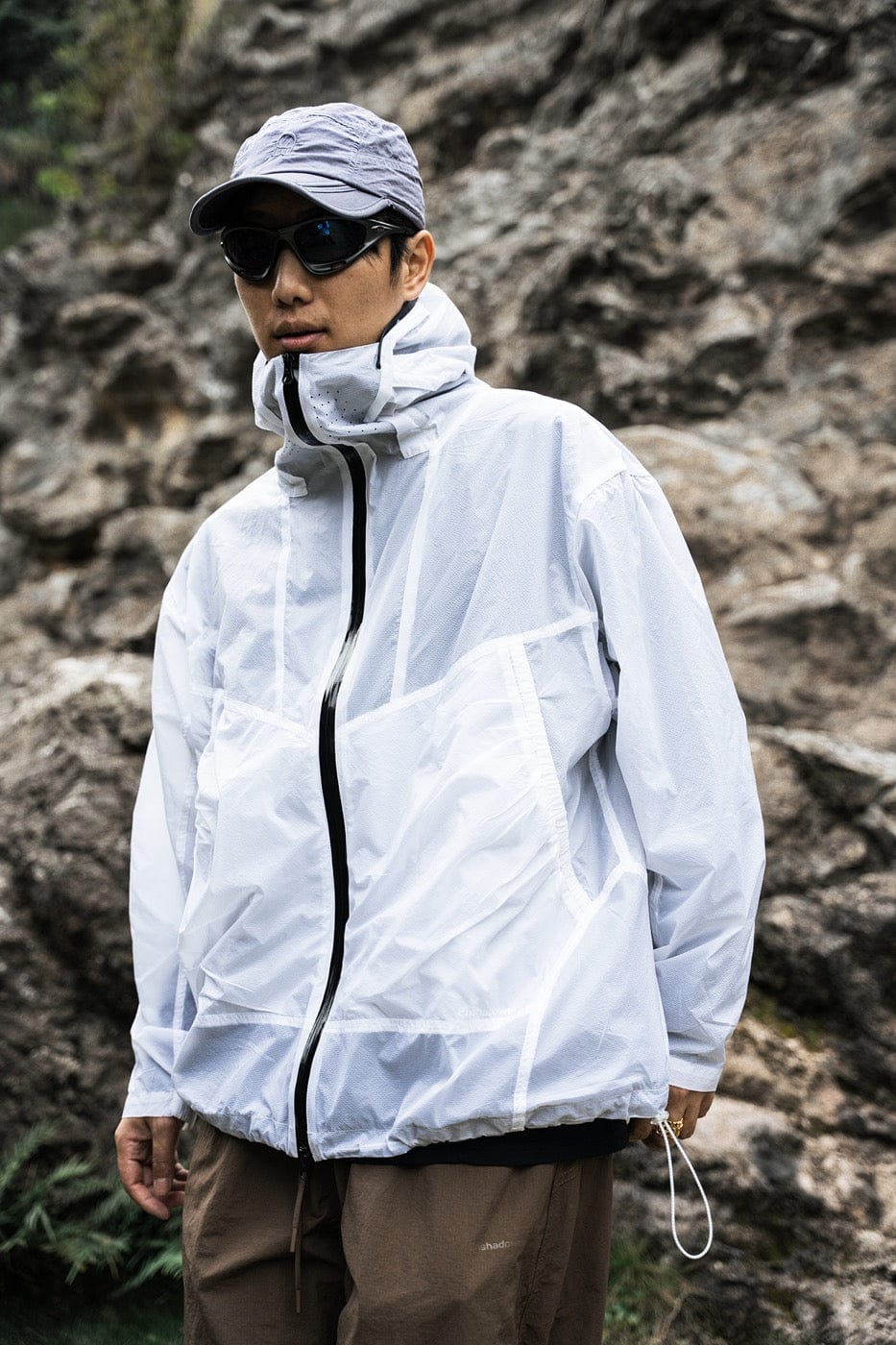 ENSHADOWER Double Layered Quick-Dry Jacket-L/S Tee-S-Red-Free Shipping Leatheretro