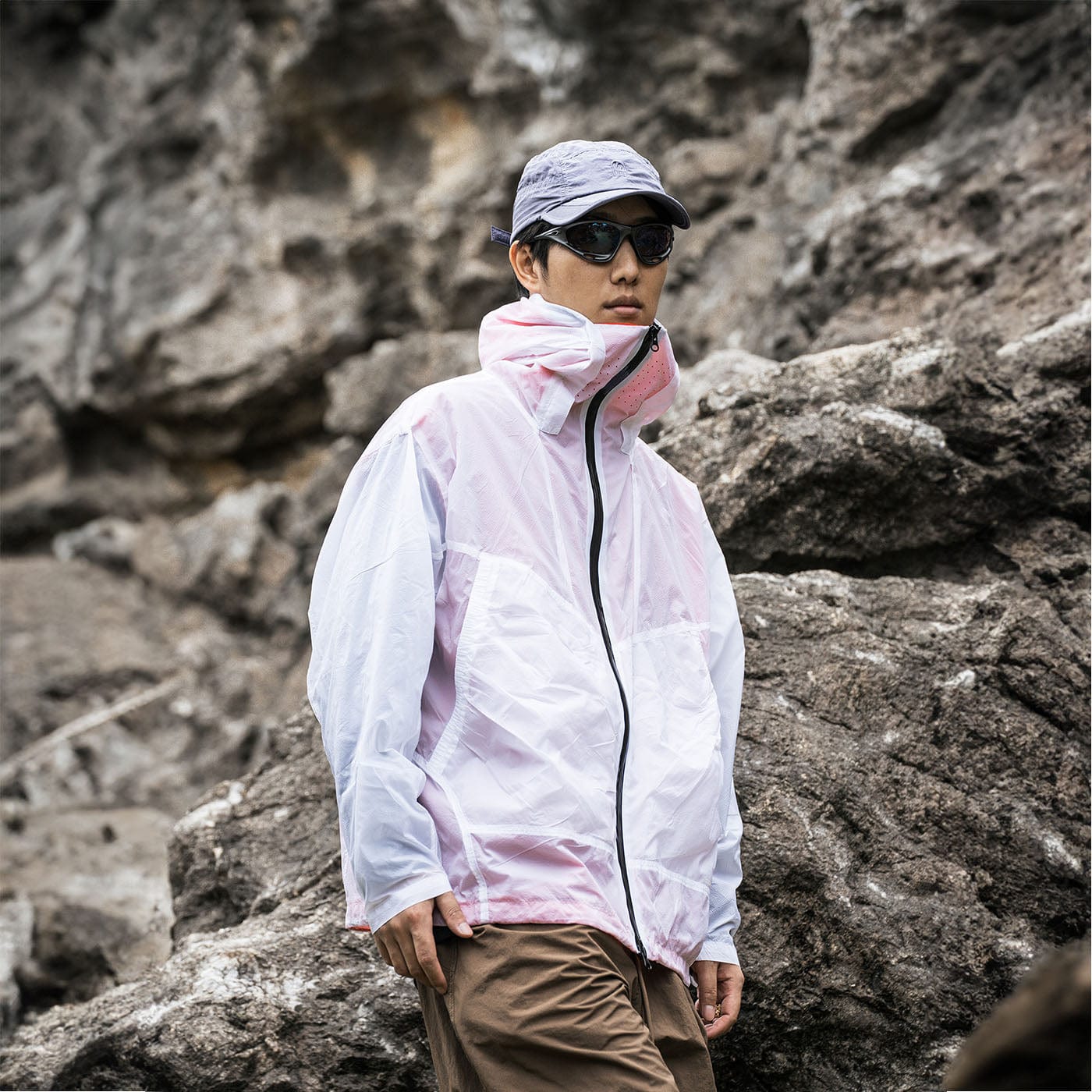 ENSHADOWER Double Layered Quick-Dry Jacket-L/S Tee-S-Red-Free Shipping Leatheretro