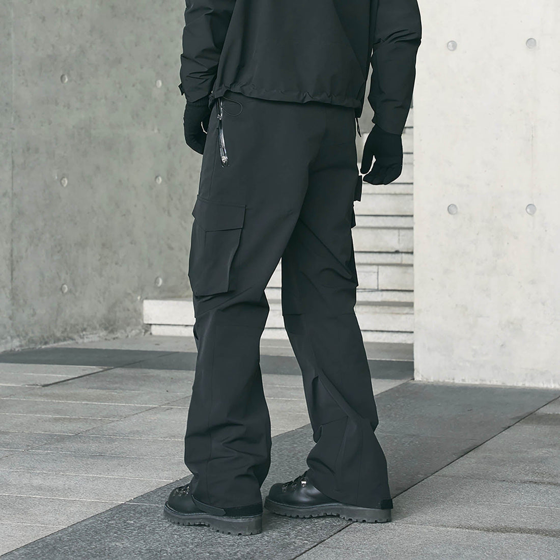 ENSHADOWER Modern Multi-Pocket Pleated Waterproof Pants-Pants-S-Free Shipping Leatheretro