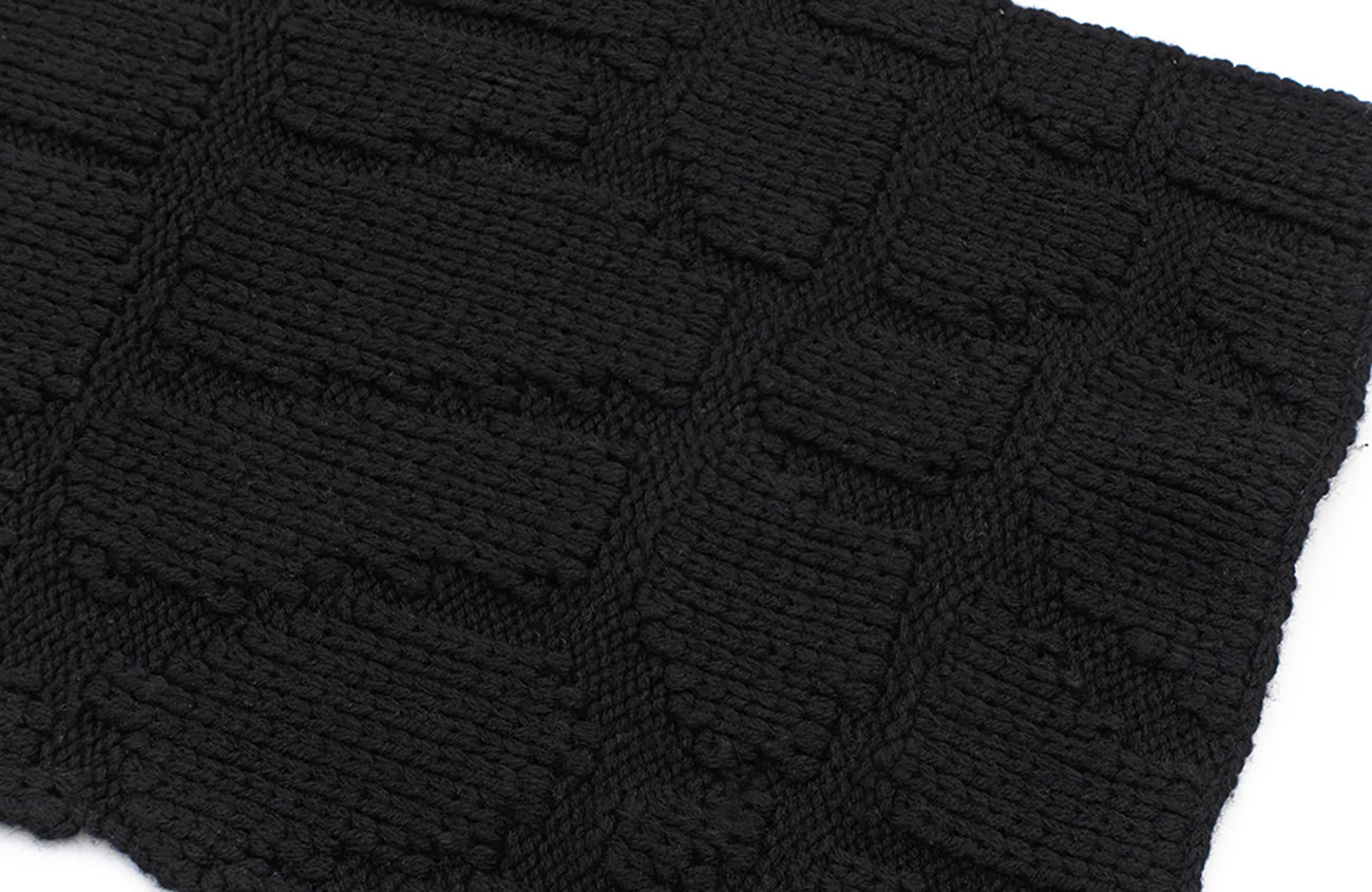 IN EXISTENCE Convertible Coin-Embellished Wool-Blend Scarf-Black-Free Shipping Leatheretro