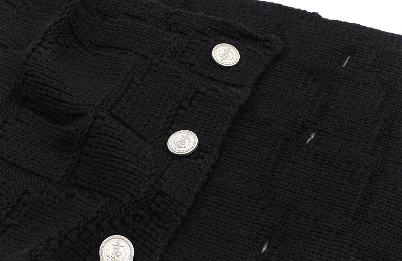 IN EXISTENCE Convertible Coin-Embellished Wool-Blend Scarf-Black-Free Shipping Leatheretro