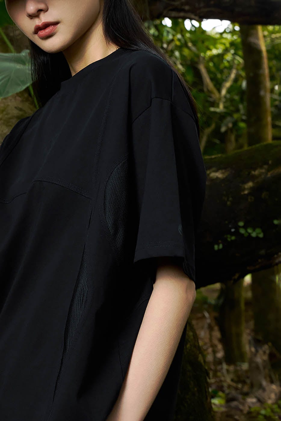 ENSHADOWER Arc Spliced Sorona T-Shirt-T Shirt-S-Purple-Free Shipping Leatheretro