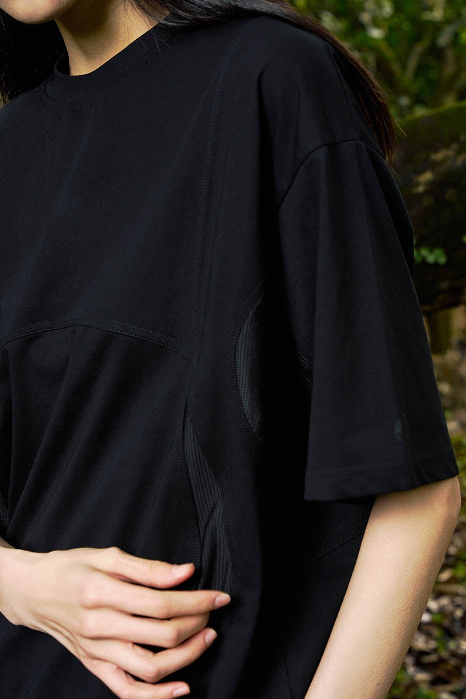 ENSHADOWER Arc Spliced Sorona T-Shirt-T Shirt-S-Purple-Free Shipping Leatheretro