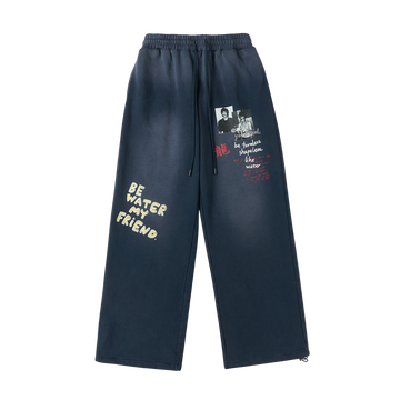 SAVAGEGROWTHWORLD Washed Graphic Baggy Sweatpants-Pants-S-Free Shipping Leatheretro