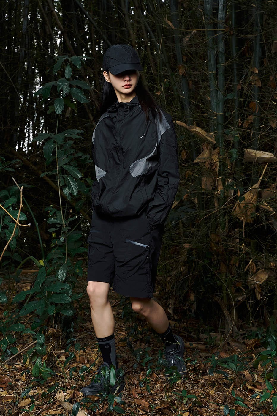 ENSHADOWER Arc Spliced Splash-Proof Jacket-Jacket-S-Black-Free Shipping Leatheretro