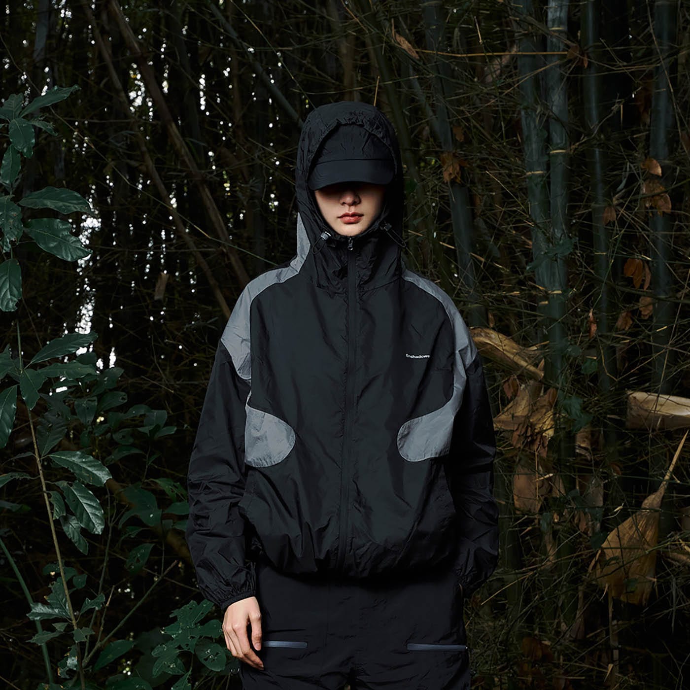 ENSHADOWER Arc Spliced Splash-Proof Jacket-Jacket-S-Black-Free Shipping Leatheretro