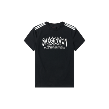 SAVAGEGROWTHWORLD Stripe Graphic Slim-Fit Tee-T Shirt-S (Preorder)-Free Shipping Leatheretro