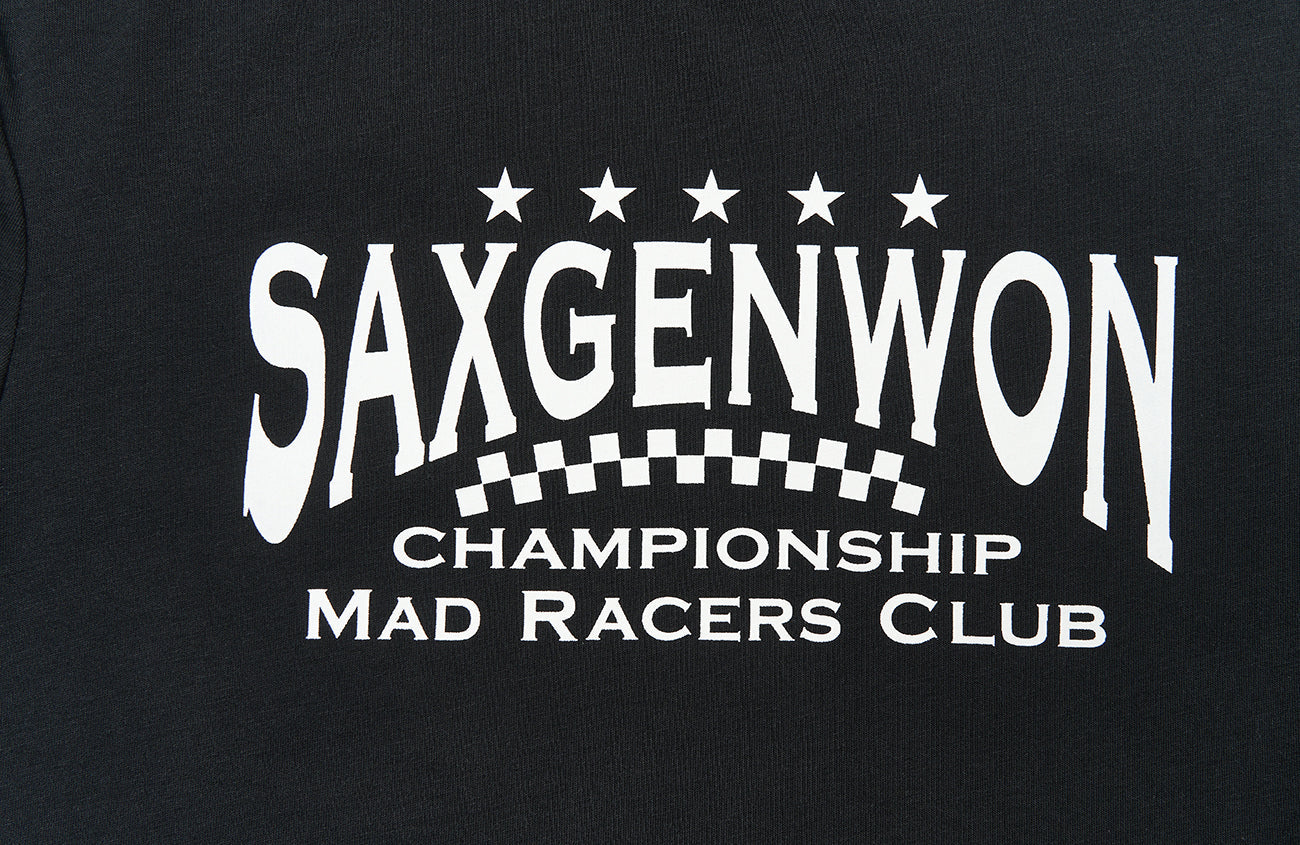 SAVAGEGROWTHWORLD Stripe Graphic Slim-Fit Tee-T Shirt-S (Preorder)-Free Shipping Leatheretro