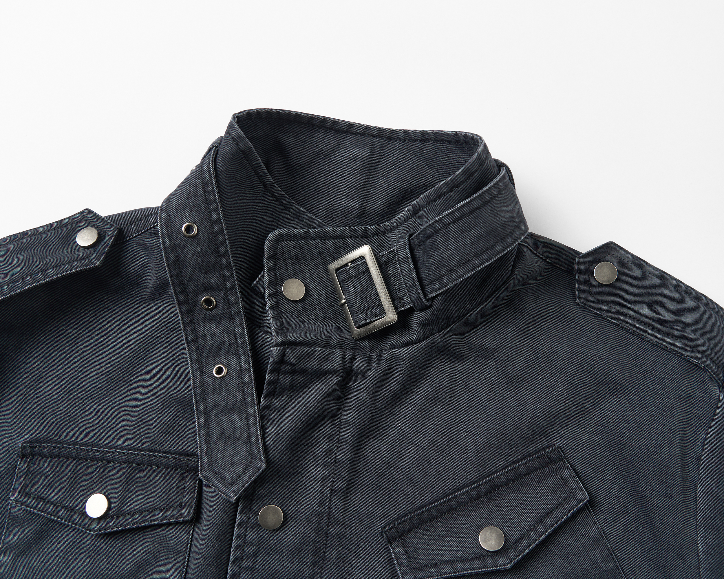 SAVAGEGROWTHWORLD Washed Canvas Multi-Pocket Utility Jacket-Jacket-S-Free Shipping Leatheretro