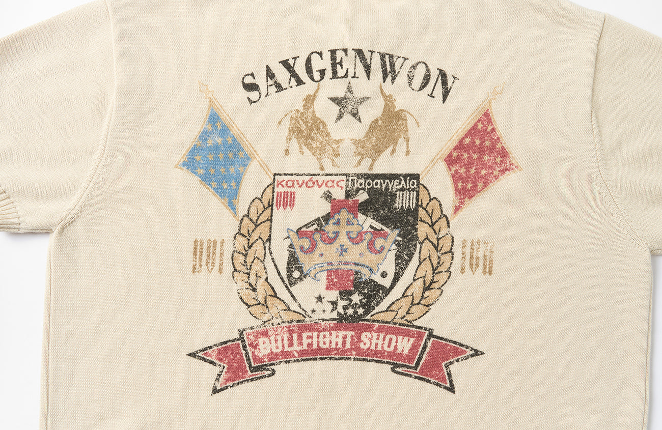 SAVAGEGROWTHWORLD Digital Print Knit Boxy Tee-T Shirt-S (Preorder)-Free Shipping Leatheretro