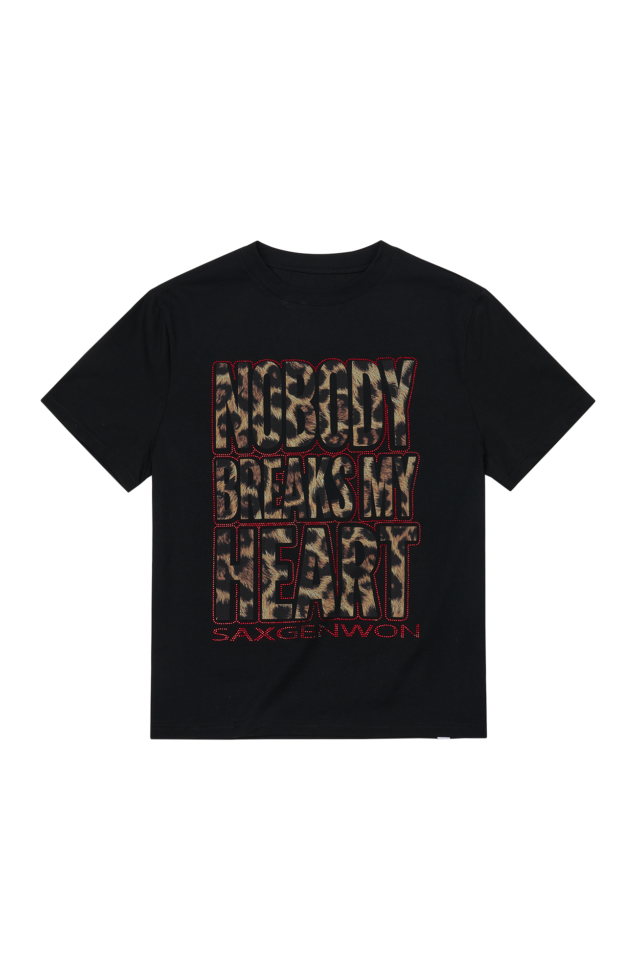 SAVAGEGROWTHWORLD Leopard Diamond Graphic T-Shirt-T Shirt-S-Free Shipping Leatheretro