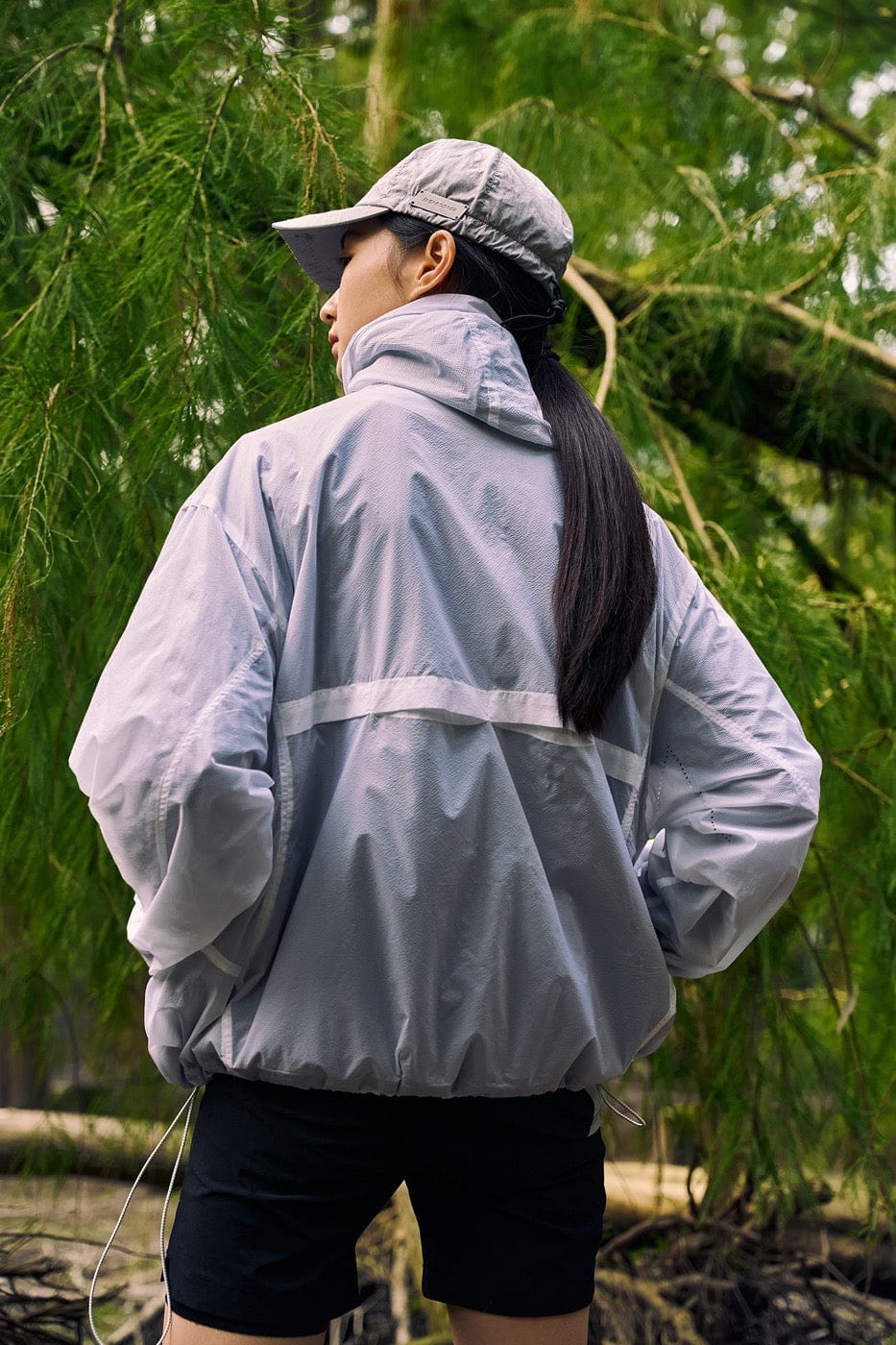 ENSHADOWER Double Layered Quick-Dry Jacket-L/S Tee-S-Red-Free Shipping Leatheretro