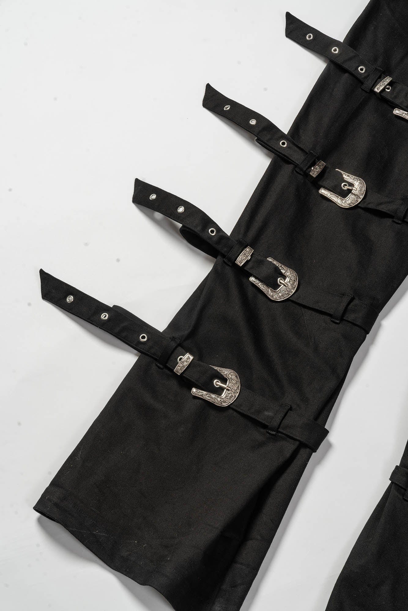 KADAKADA Buckled Bondage Pants-Pants-S - 31"-Free Shipping Leatheretro