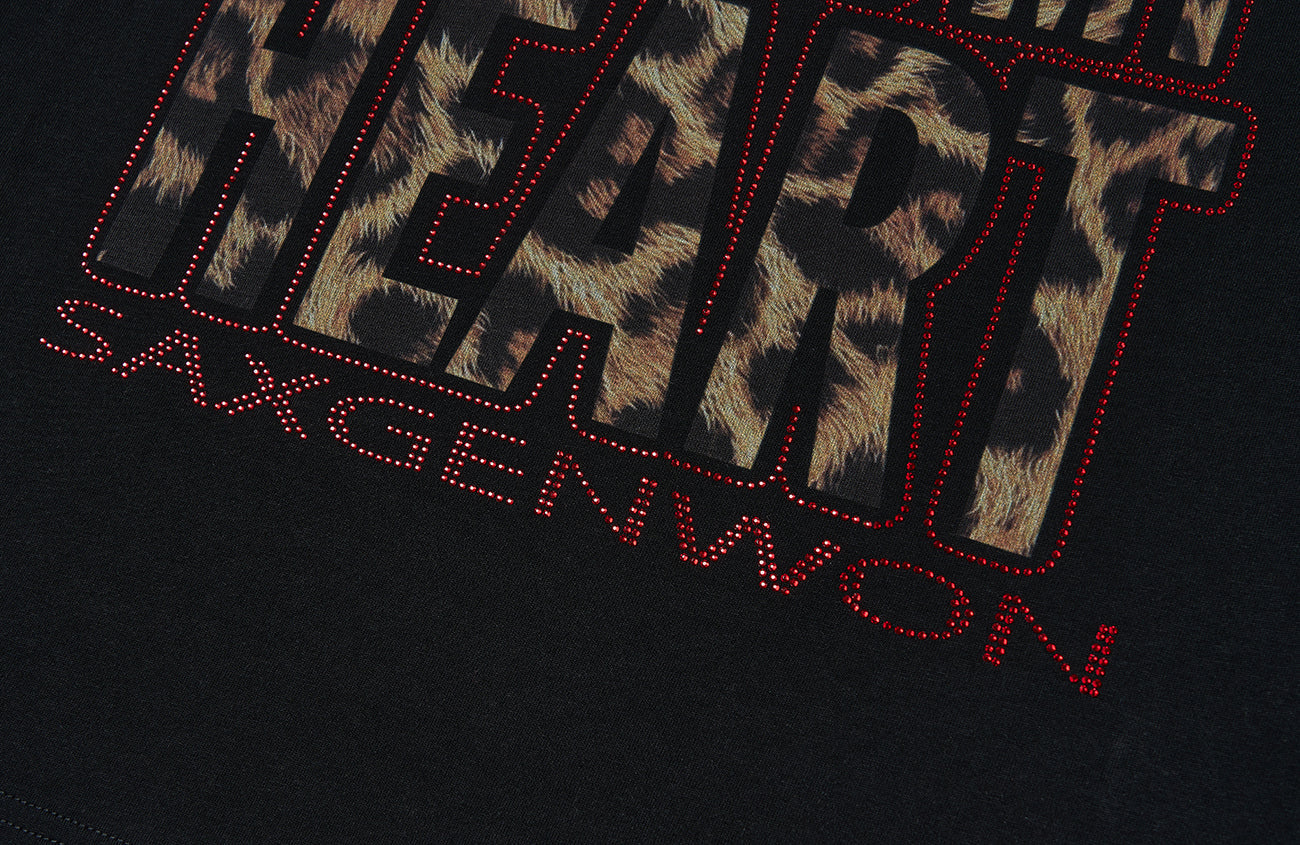 SAVAGEGROWTHWORLD Leopard Diamond Graphic T-Shirt-T Shirt-S-Free Shipping Leatheretro