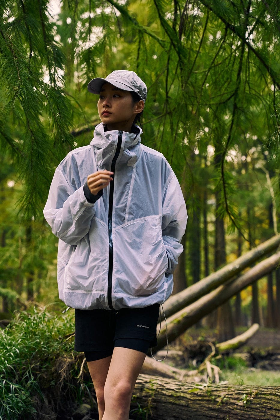 ENSHADOWER Double Layered Quick-Dry Jacket-L/S Tee-S-Red-Free Shipping Leatheretro