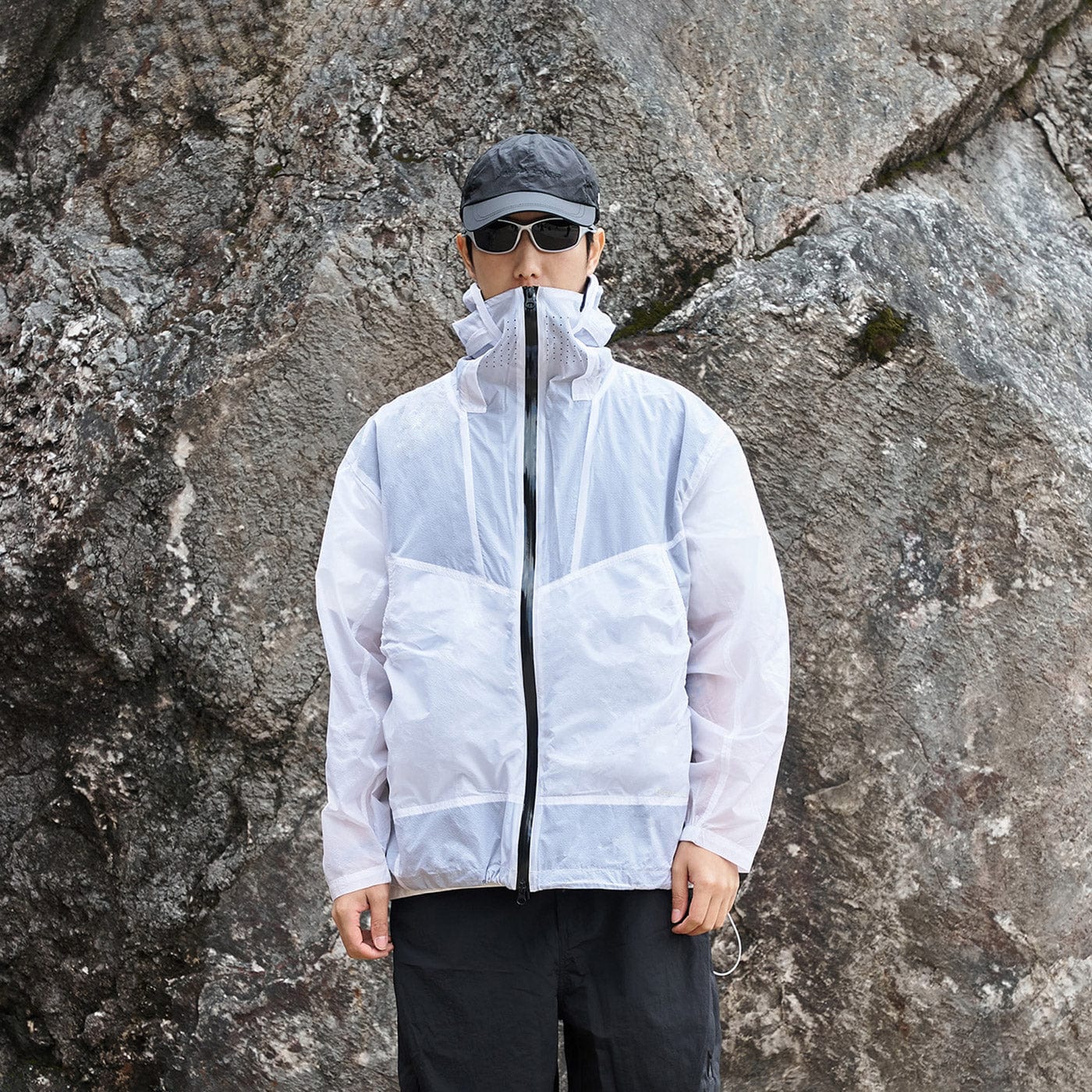 ENSHADOWER Double Layered Quick-Dry Jacket-L/S Tee-S-Red-Free Shipping Leatheretro