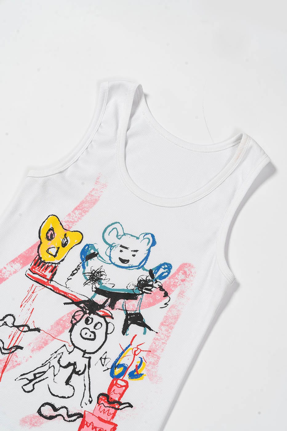 KADAKADA Doodle Graphics Tank Top-Tank Top-S-Free Shipping Leatheretro