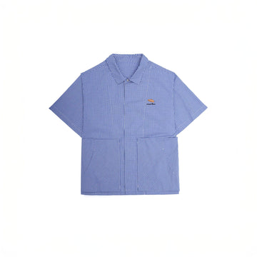 UMAMIISM Preppy Gingham Pocket Half Shirt-Half shirt-XS-Free Shipping Leatheretro