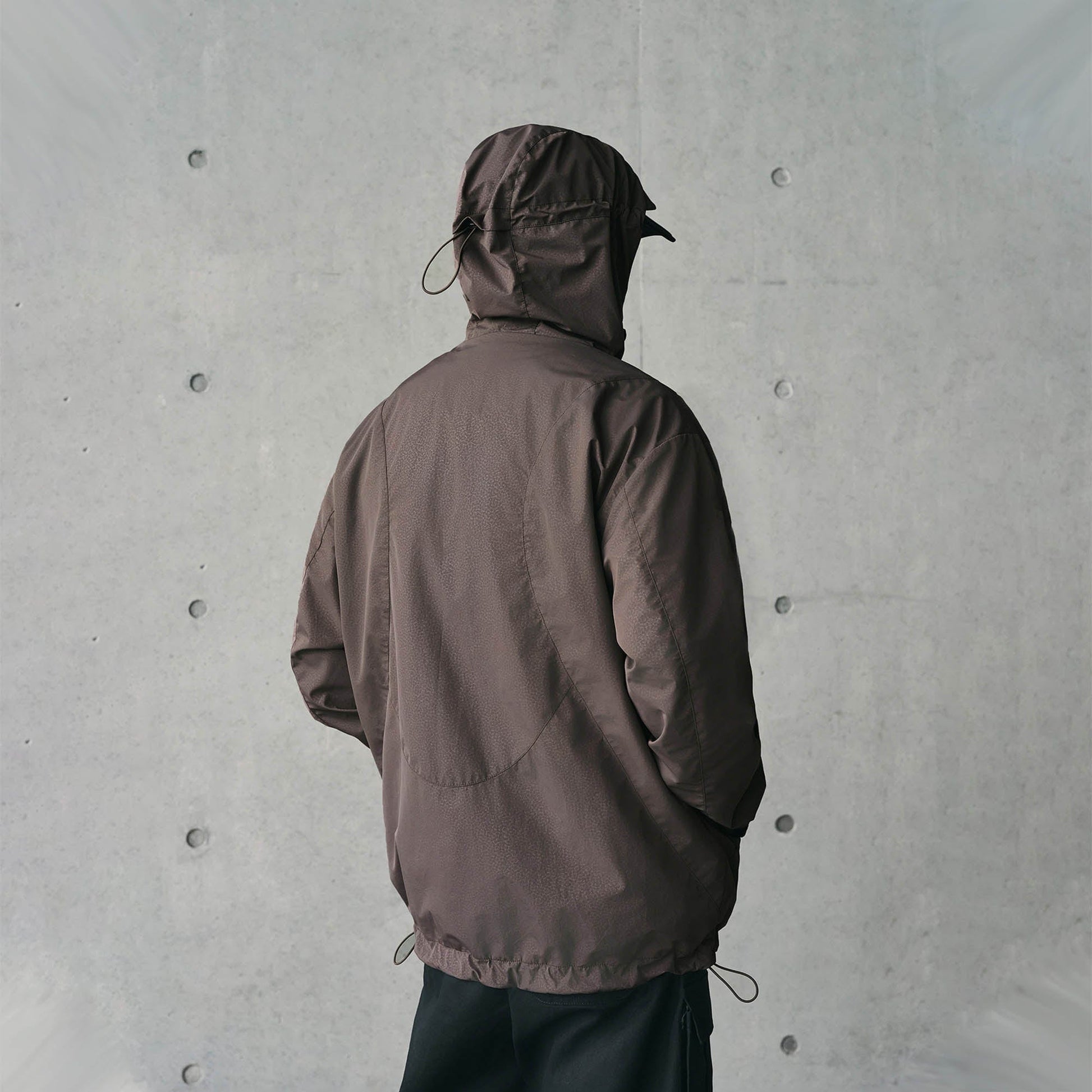 ENSHADOWER Deconstructed Drawstring Zip-Up Windbreaker-Jacket-S-Free Shipping Leatheretro