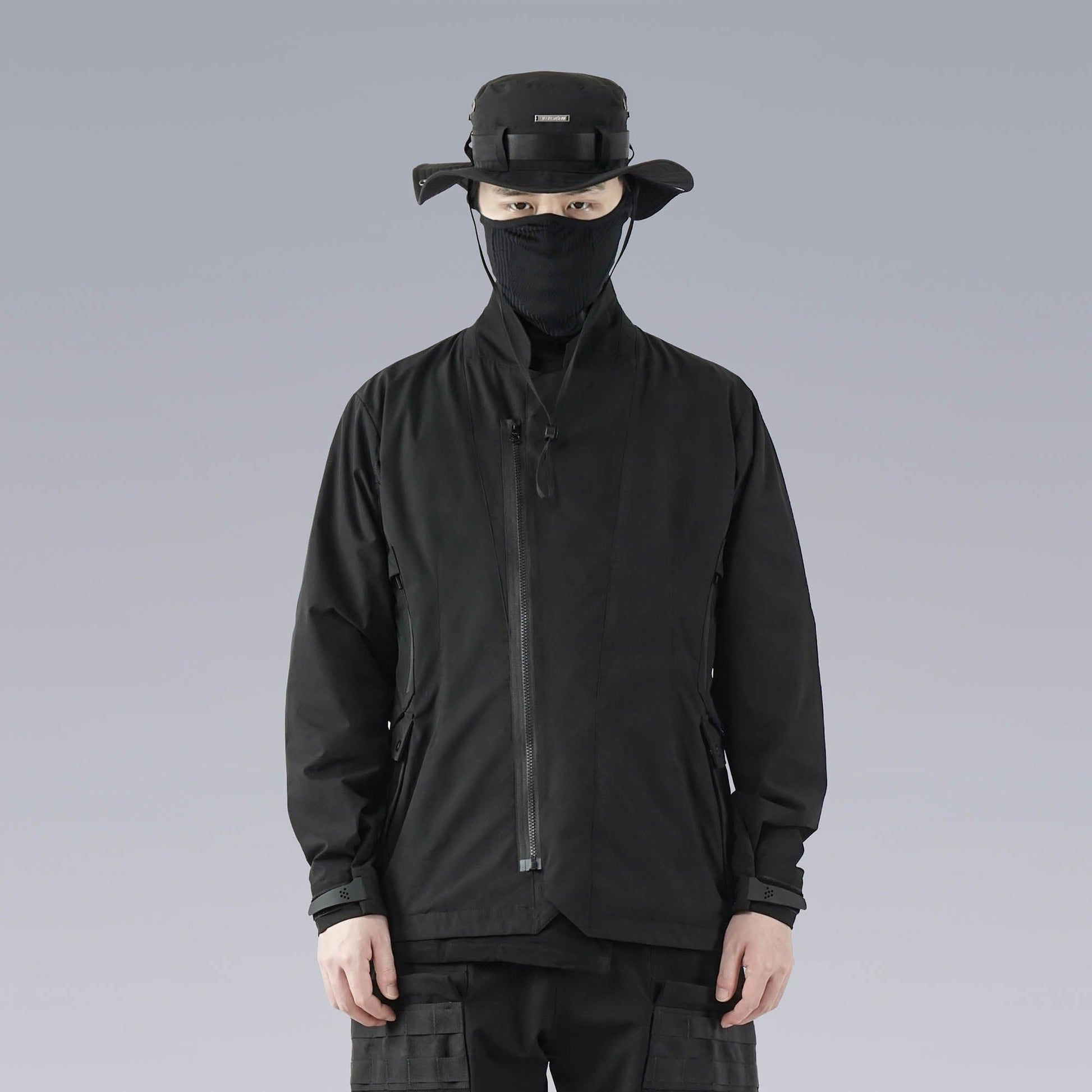 SILENSTORM Multi-Pocket Spliced Utility Blazer-Jacket-S-Free Shipping Leatheretro