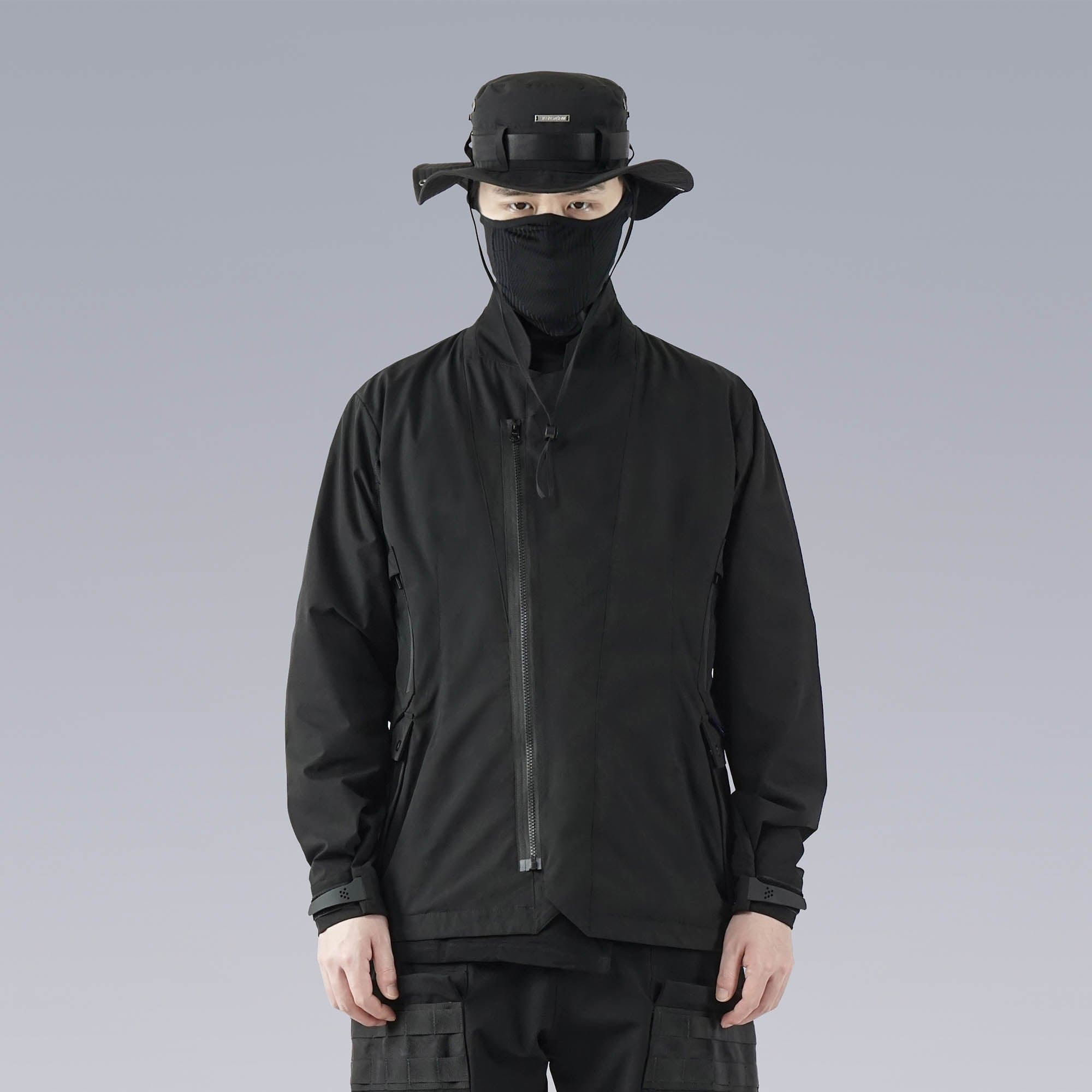 SILENSTORM Multi-Pocket Spliced Utility Blazer-Jacket-S-Free Shipping Leatheretro