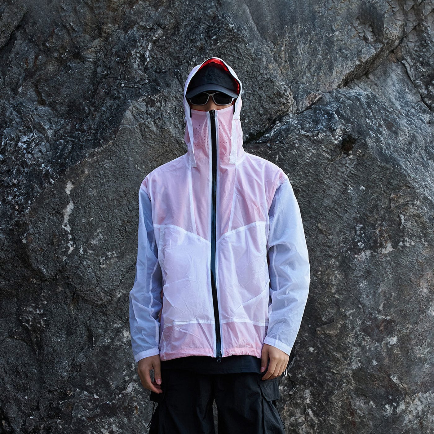 ENSHADOWER Double Layered Quick-Dry Jacket-L/S Tee-S-Red-Free Shipping Leatheretro