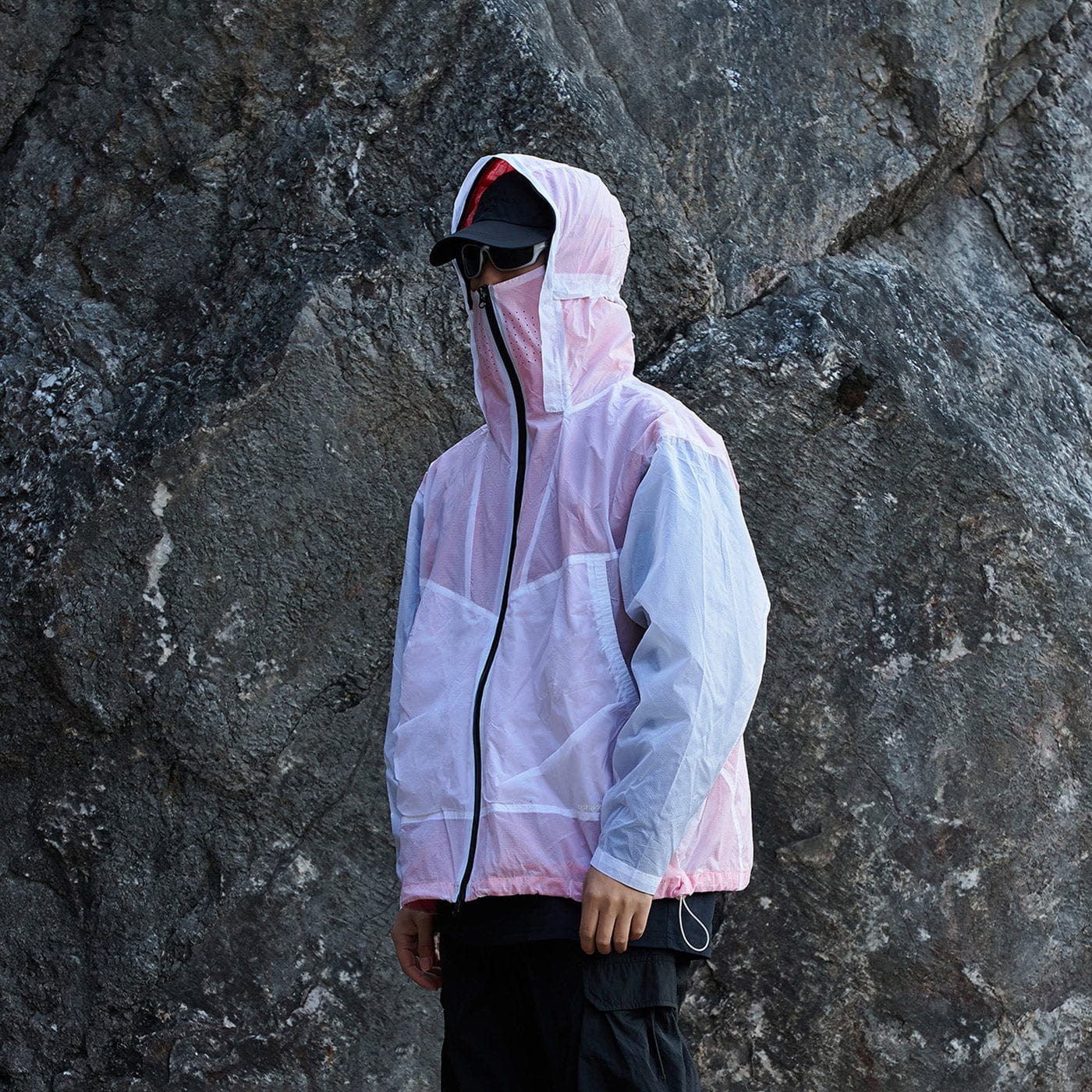 ENSHADOWER Double Layered Quick-Dry Jacket-L/S Tee-S-Red-Free Shipping Leatheretro