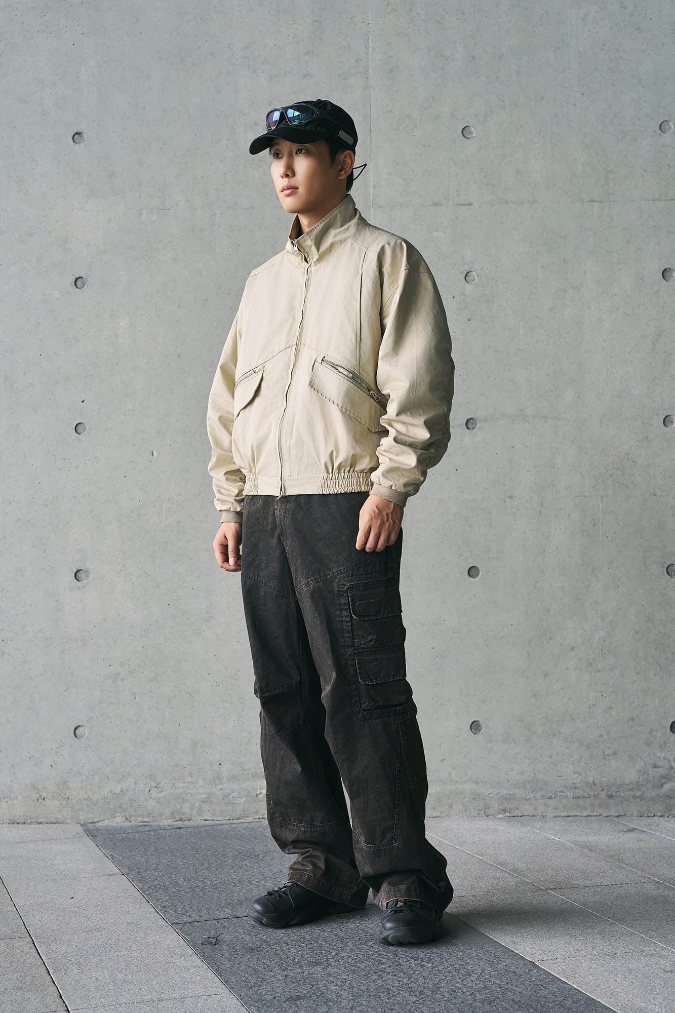 ENSHADOWER Distressed Multi-Pocket Crinkled Straight-Leg Jeans-Jeans-S-Free Shipping Leatheretro