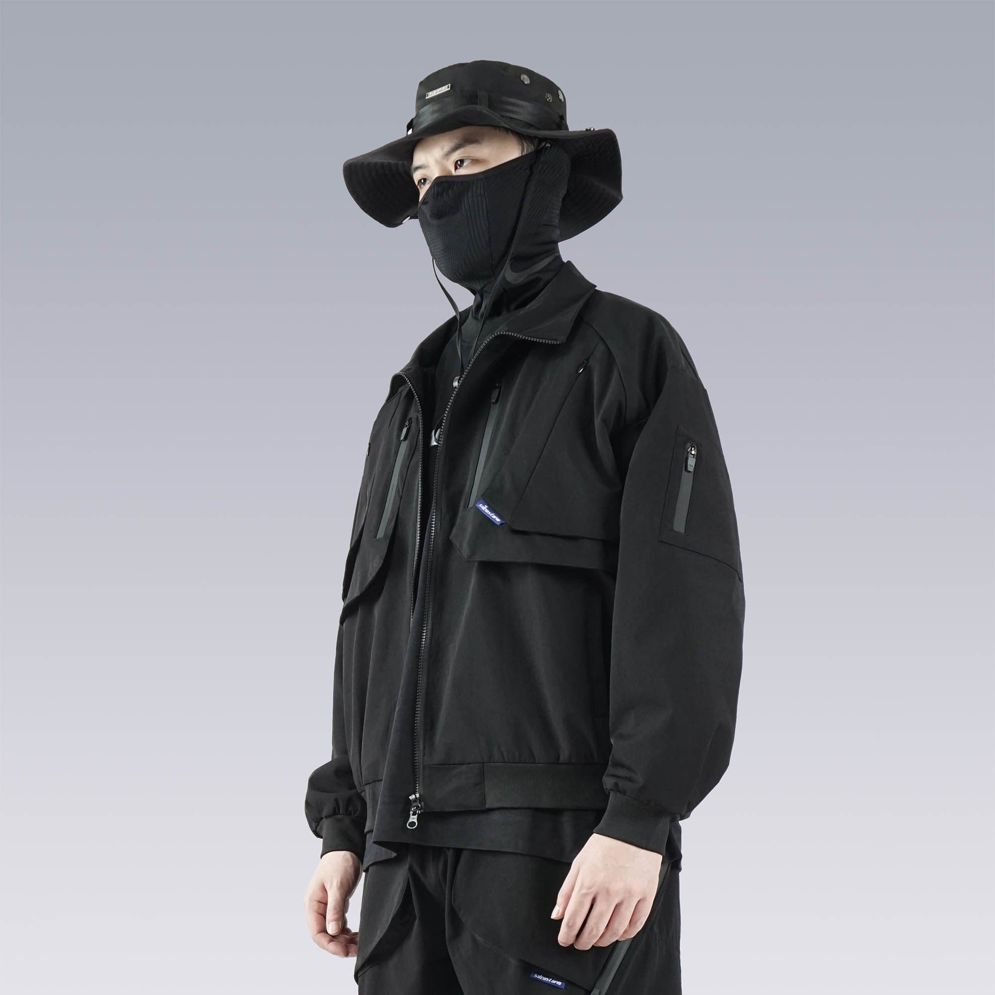 SILENSTORM Double-Layer Multi-Pocket Stand Collar Jacket-Jacket-S-Free Shipping Leatheretro
