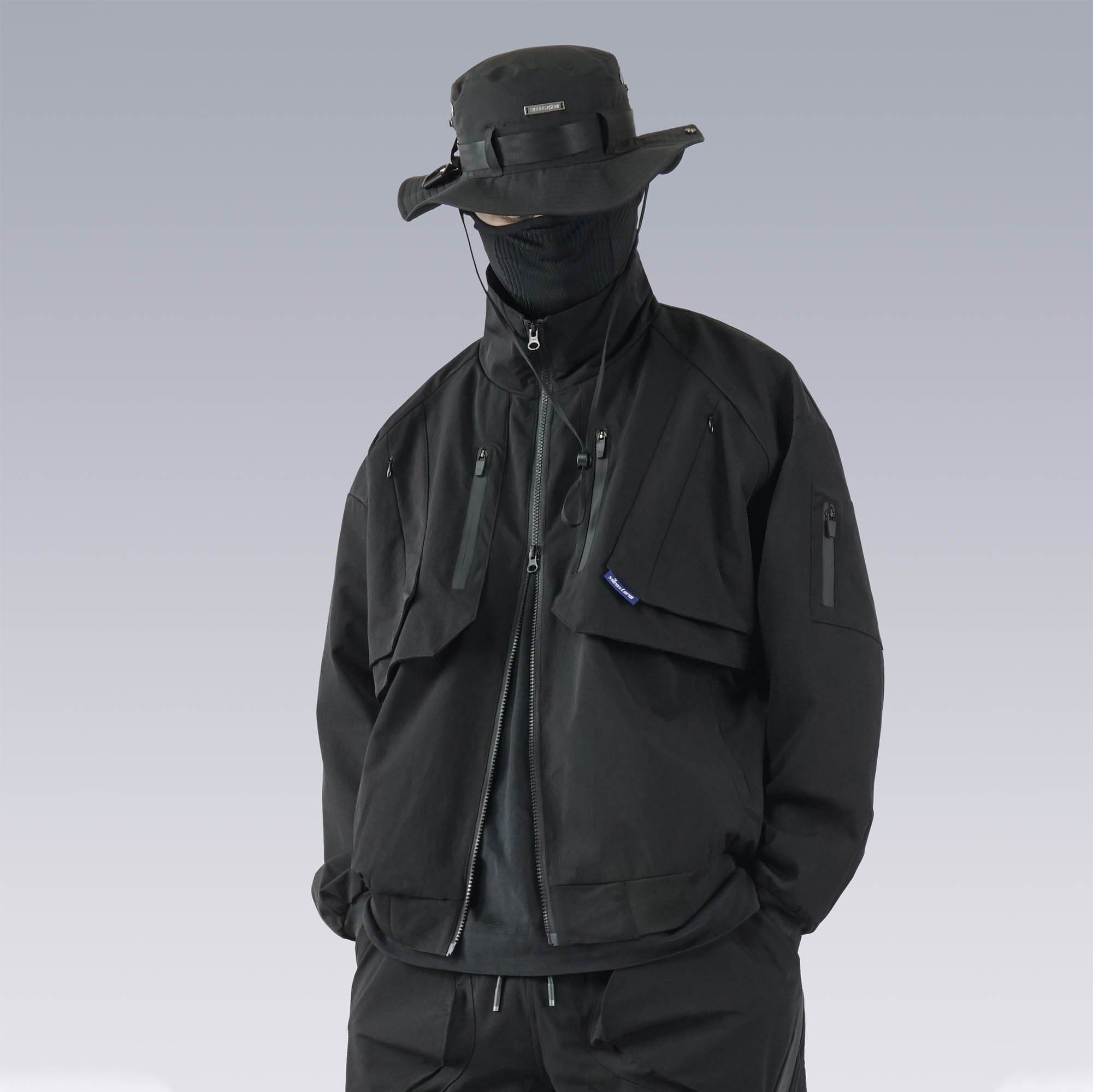 SILENSTORM Double-Layer Multi-Pocket Stand Collar Jacket-Jacket-S-Free Shipping Leatheretro