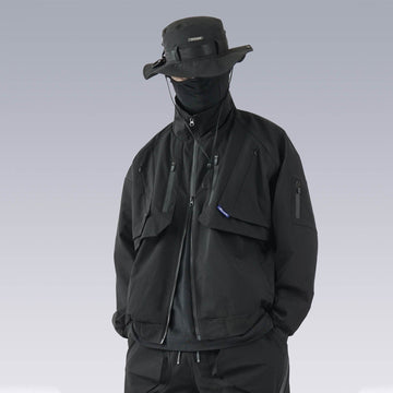 SILENSTORM Double-Layer Multi-Pocket Stand Collar Jacket-Jacket-S-Free Shipping Leatheretro
