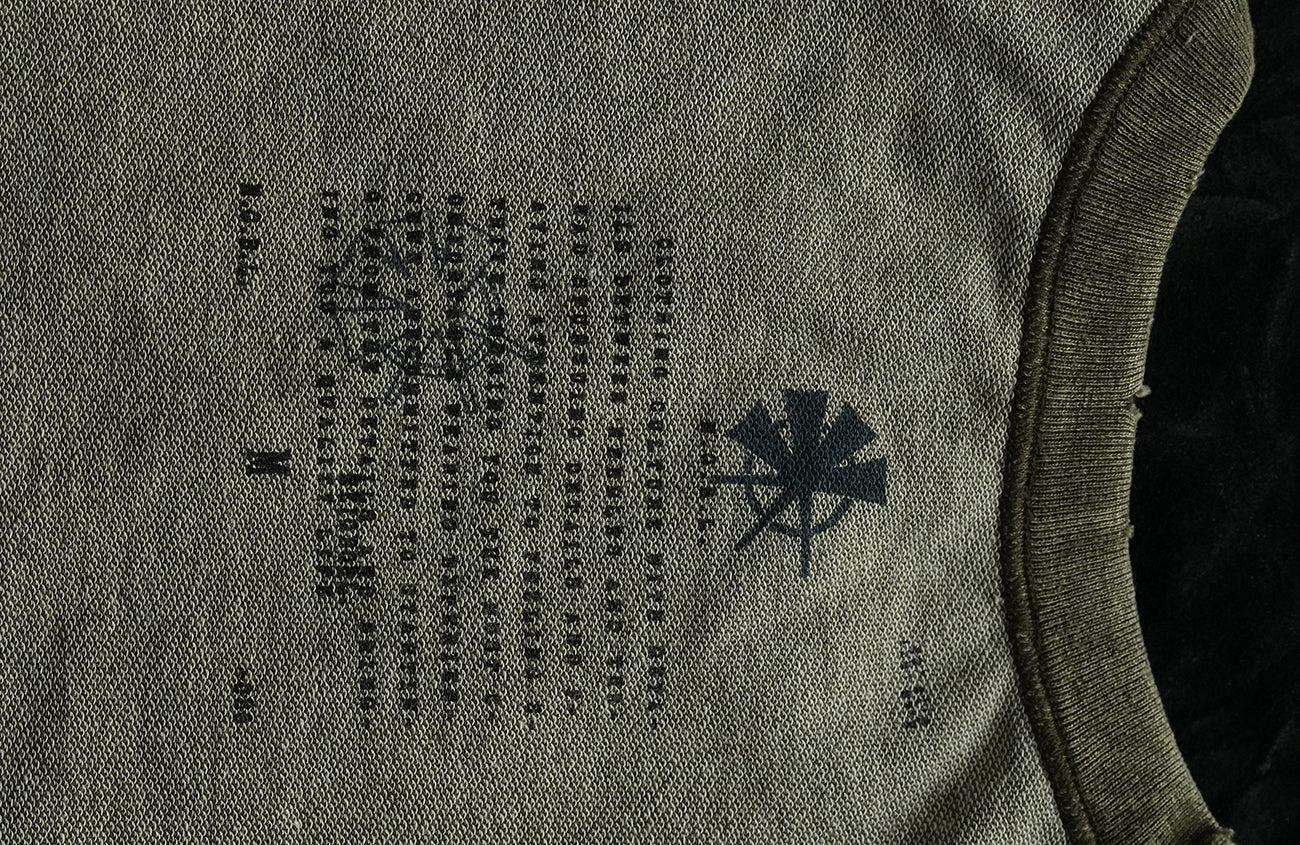 NEIGBORL Retro Washed Embroidered Pocket Tee-T Shirt-S (Preorder)-Black-Free Shipping Leatheretro