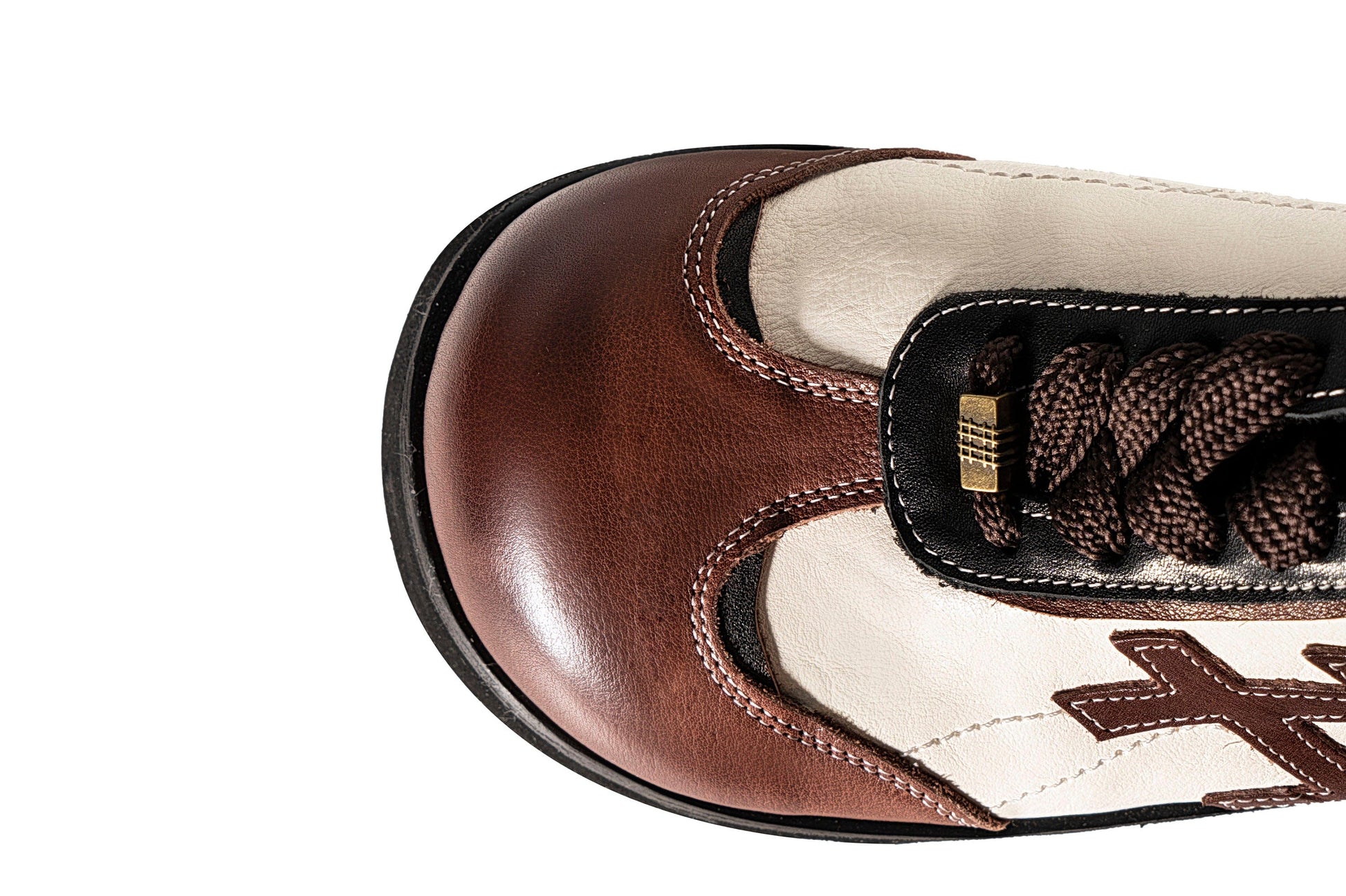 REWRITE Retro LOGO Stitch Panel Chunky Oxfords-Shoes-38.5-Free Shipping Leatheretro