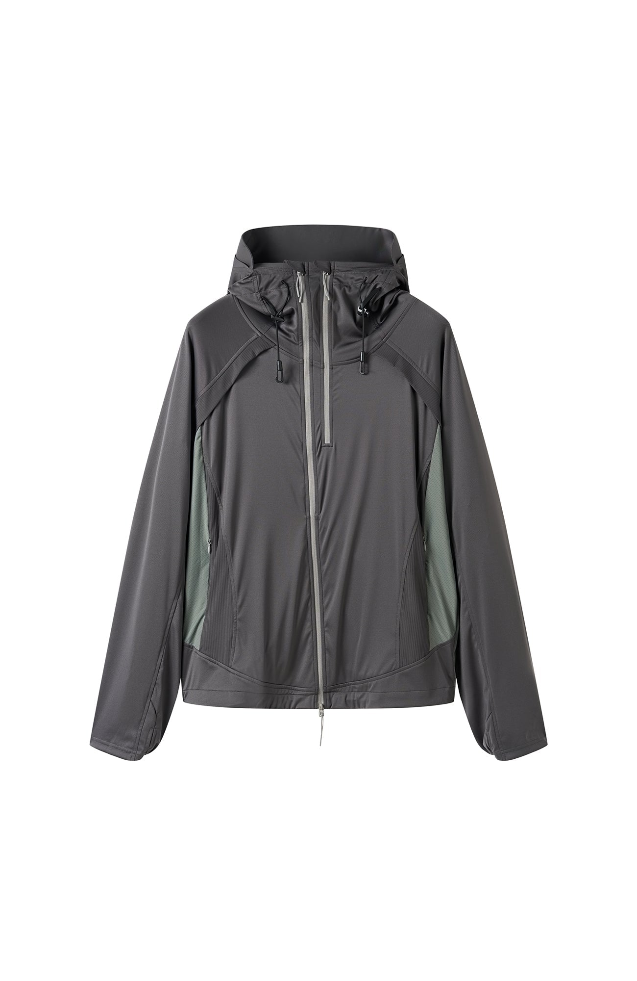MOITIEDEPETALE Dual-Zip Cooling UV Protection Hooded Jacket-Jacket-XS-Purple-Free Shipping Leatheretro