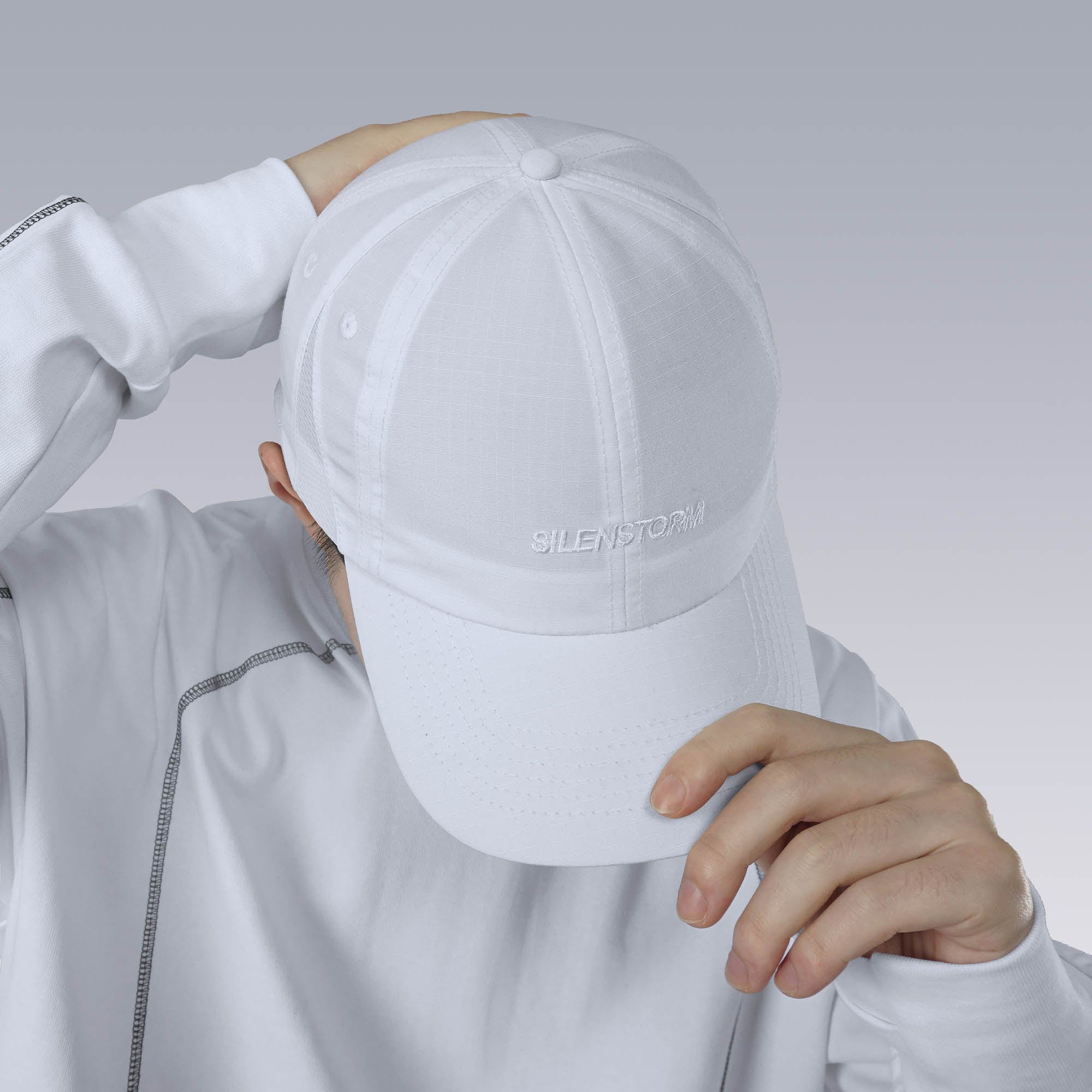 SILENSTORM Essential Spliced Cap-Hat, Cap, Beanie-One Size-White-Free Shipping Leatheretro