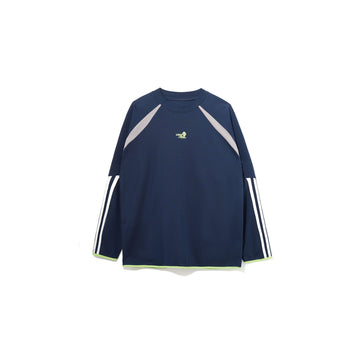 UMAMIISM Side Stripe Raglan Quick-Dry Long-Sleeve Tee-L/S Tee-XS-Free Shipping Leatheretro