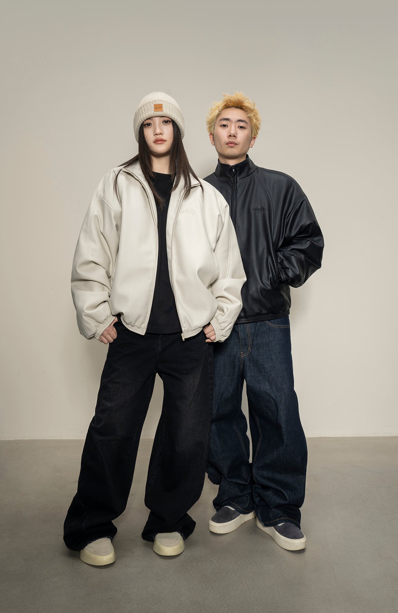 MAKEMORE Essential PU Puffer Jacket-Jacket-S-Black-Free Shipping Leatheretro