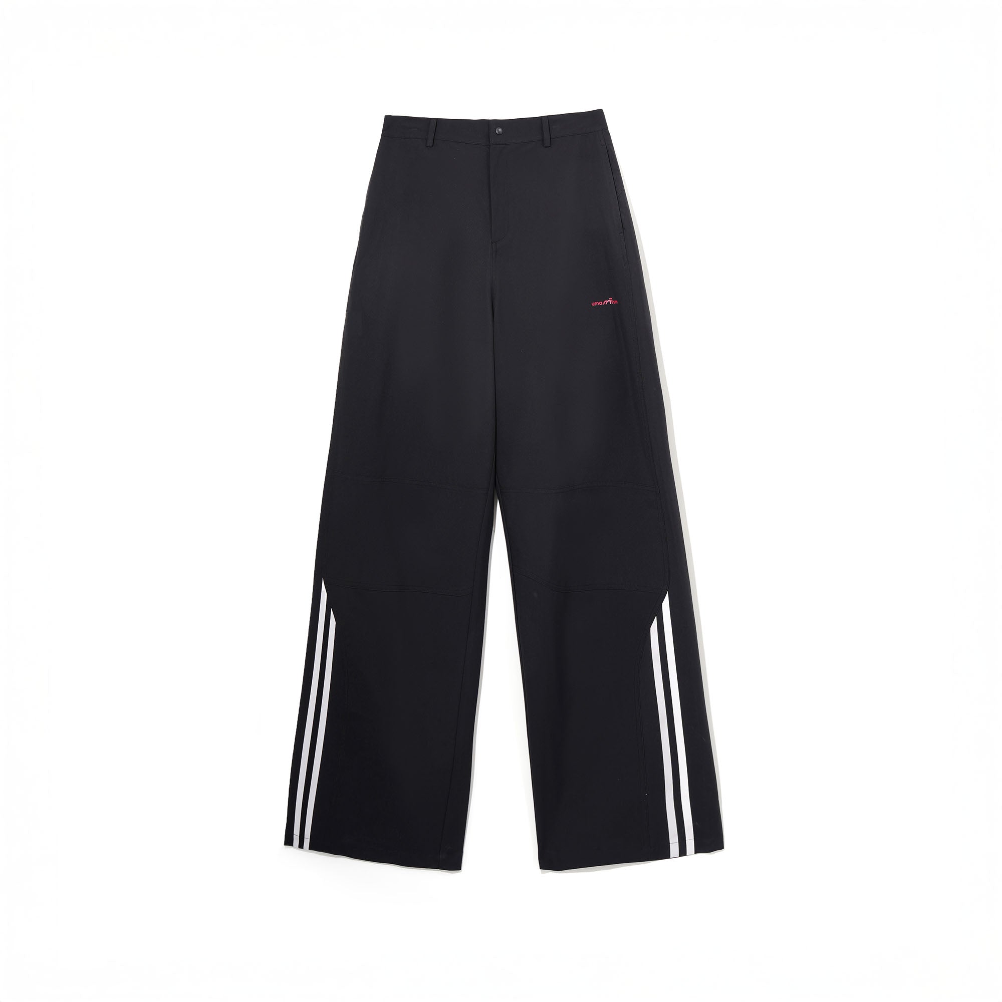 UMAMIISM Side Stripe Quick-Dry Straight-Leg Pants-Pants-XS-Free Shipping Leatheretro