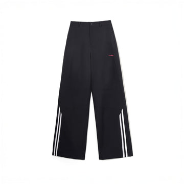 UMAMIISM Side Stripe Quick-Dry Straight-Leg Pants-Pants-XS-Free Shipping Leatheretro