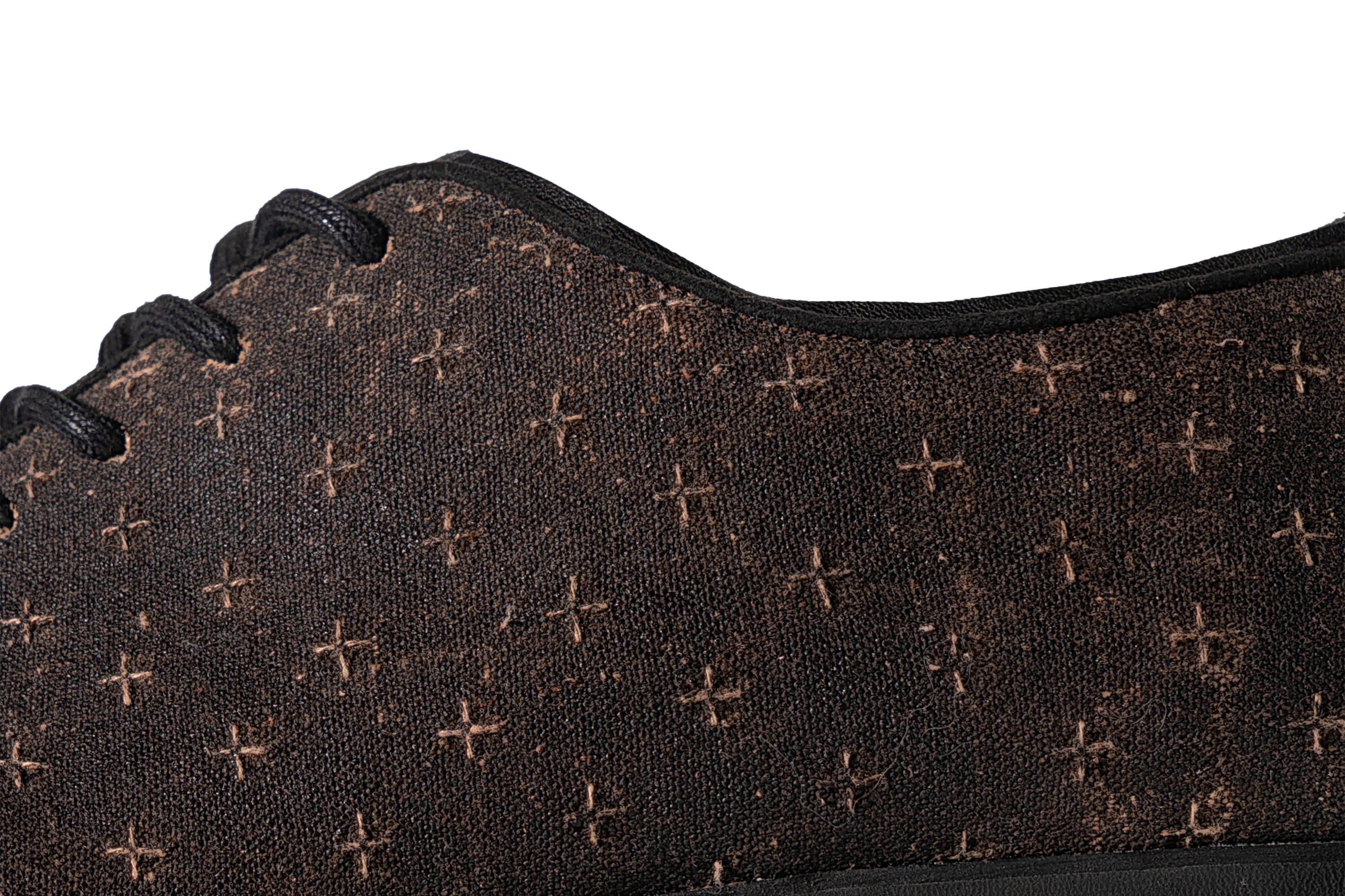 REWRITE Silk Panel Square-Toe Derby Shoes-Shoes-38.5-Free Shipping Leatheretro